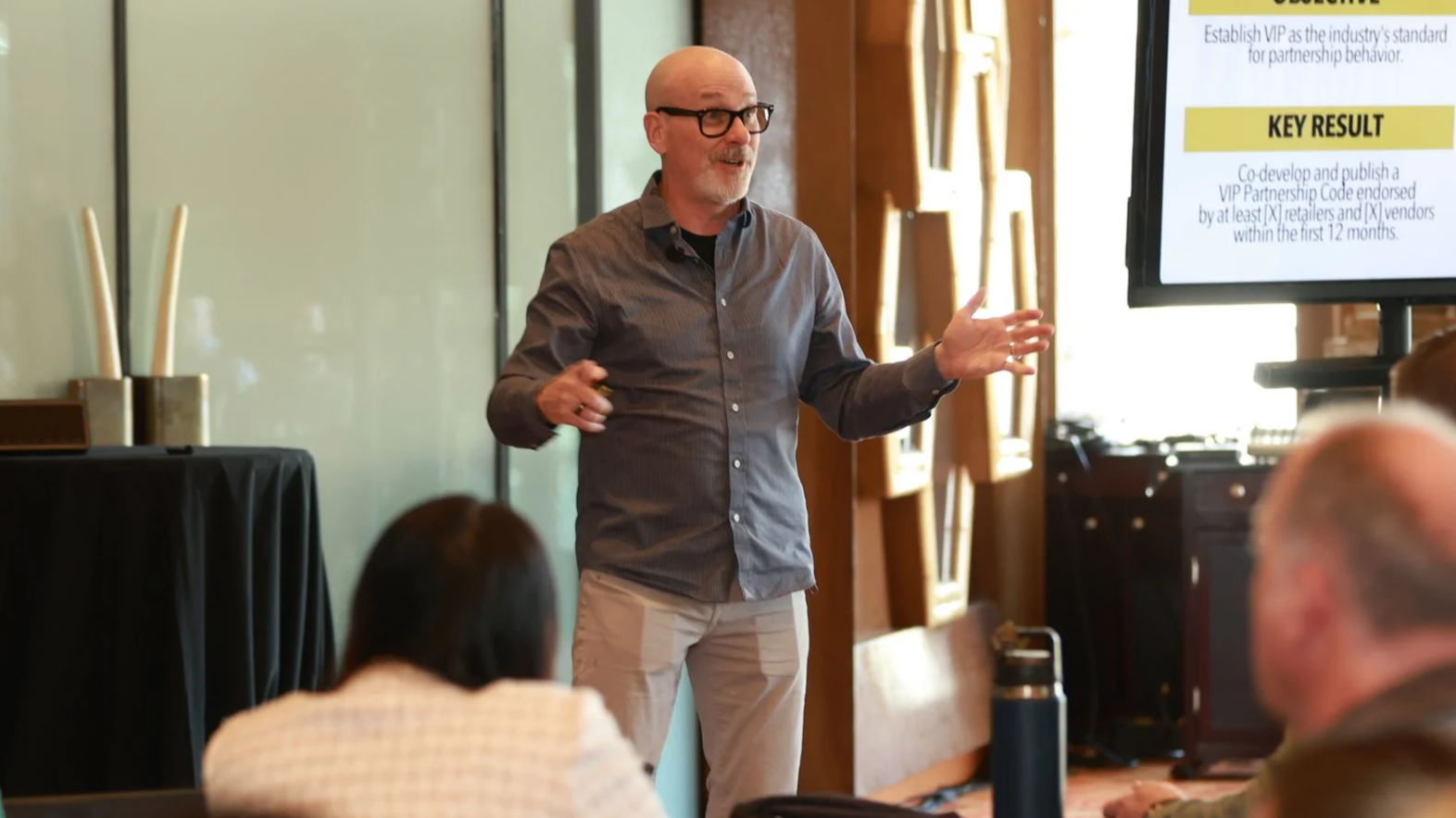 Kevin Ertell speaking at a workshop