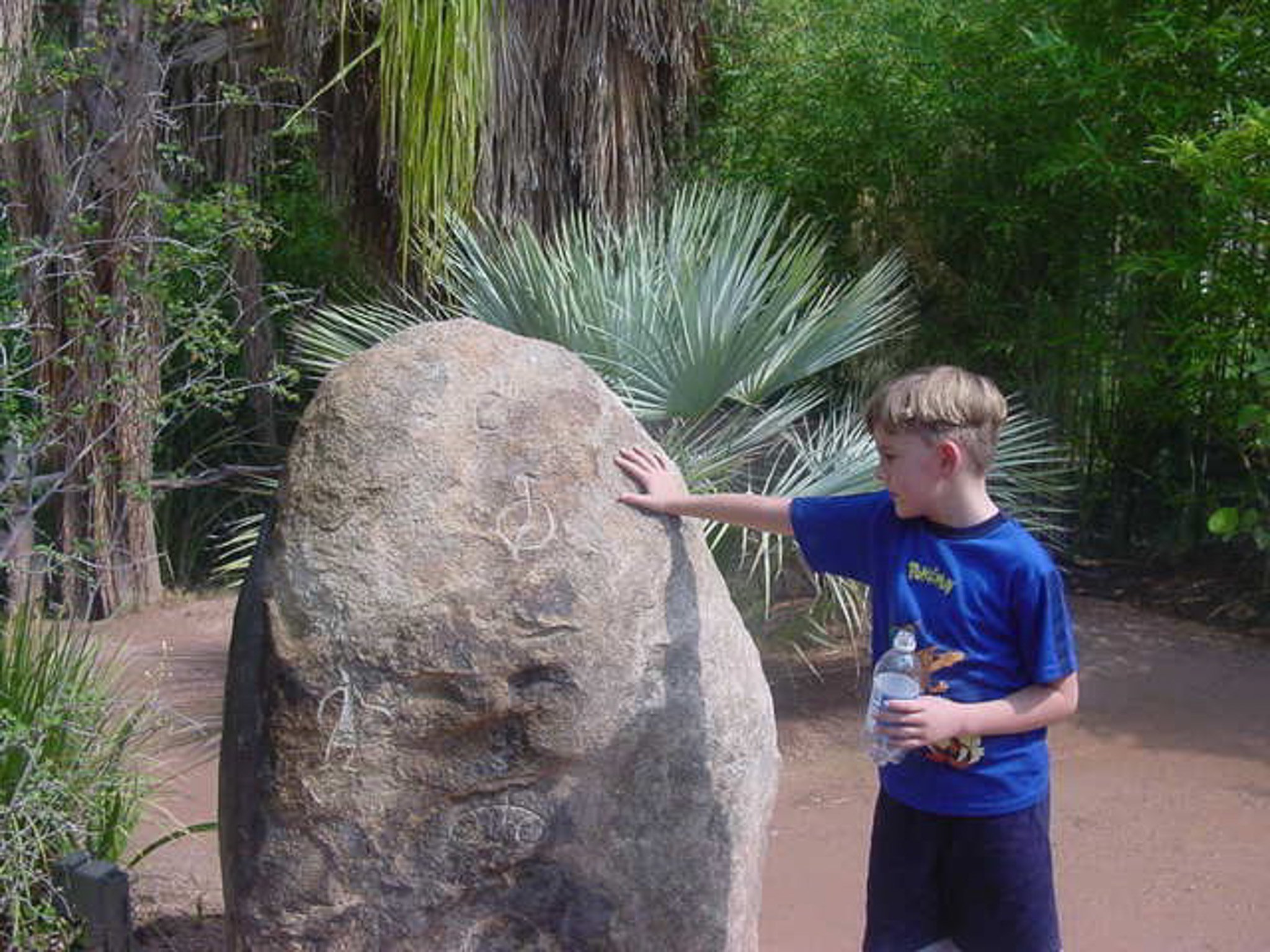 Connor at the Phoenix zoo August 2000