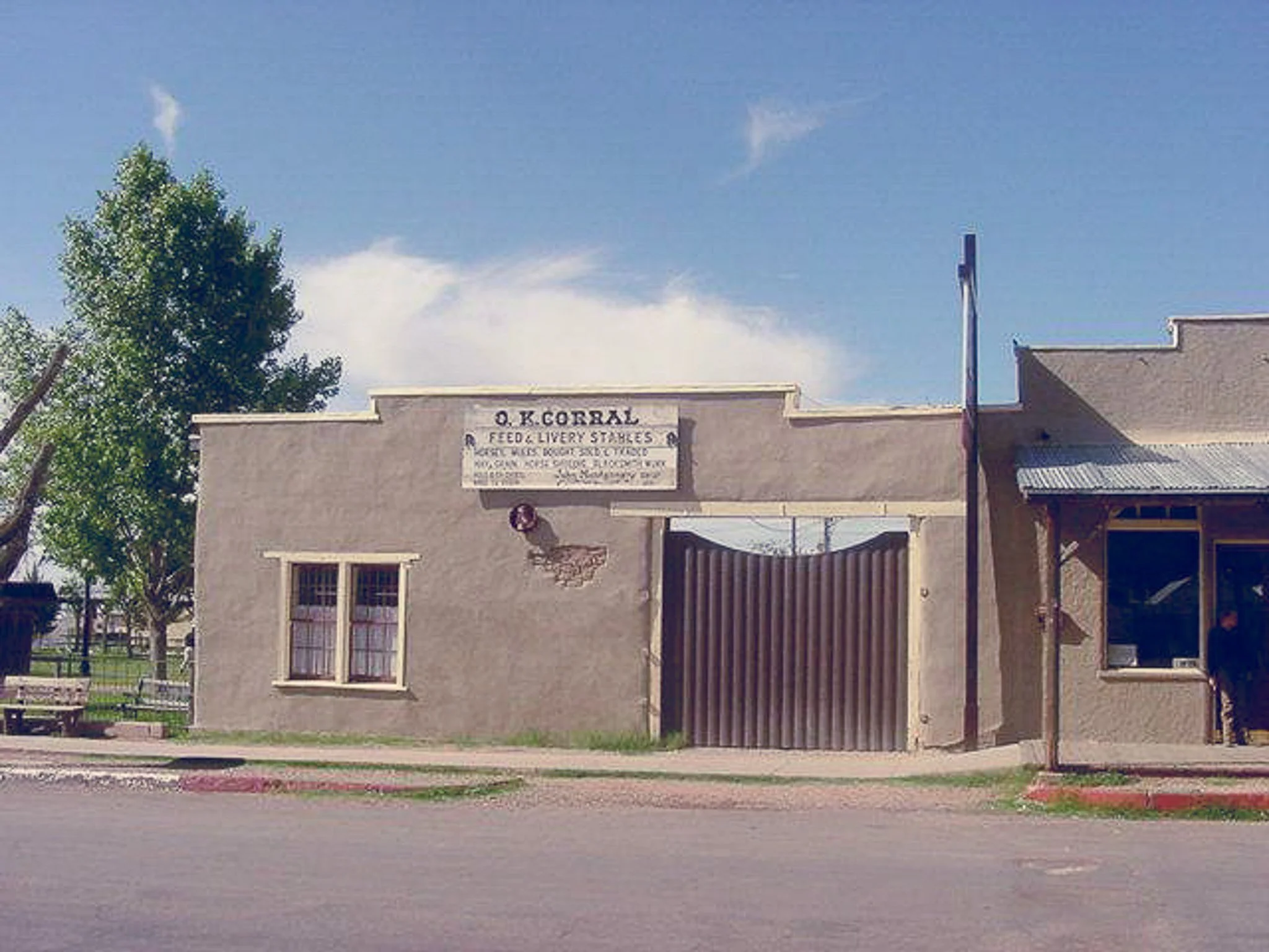 The O.K. Corral in Tombstone, Arizona, July 2000