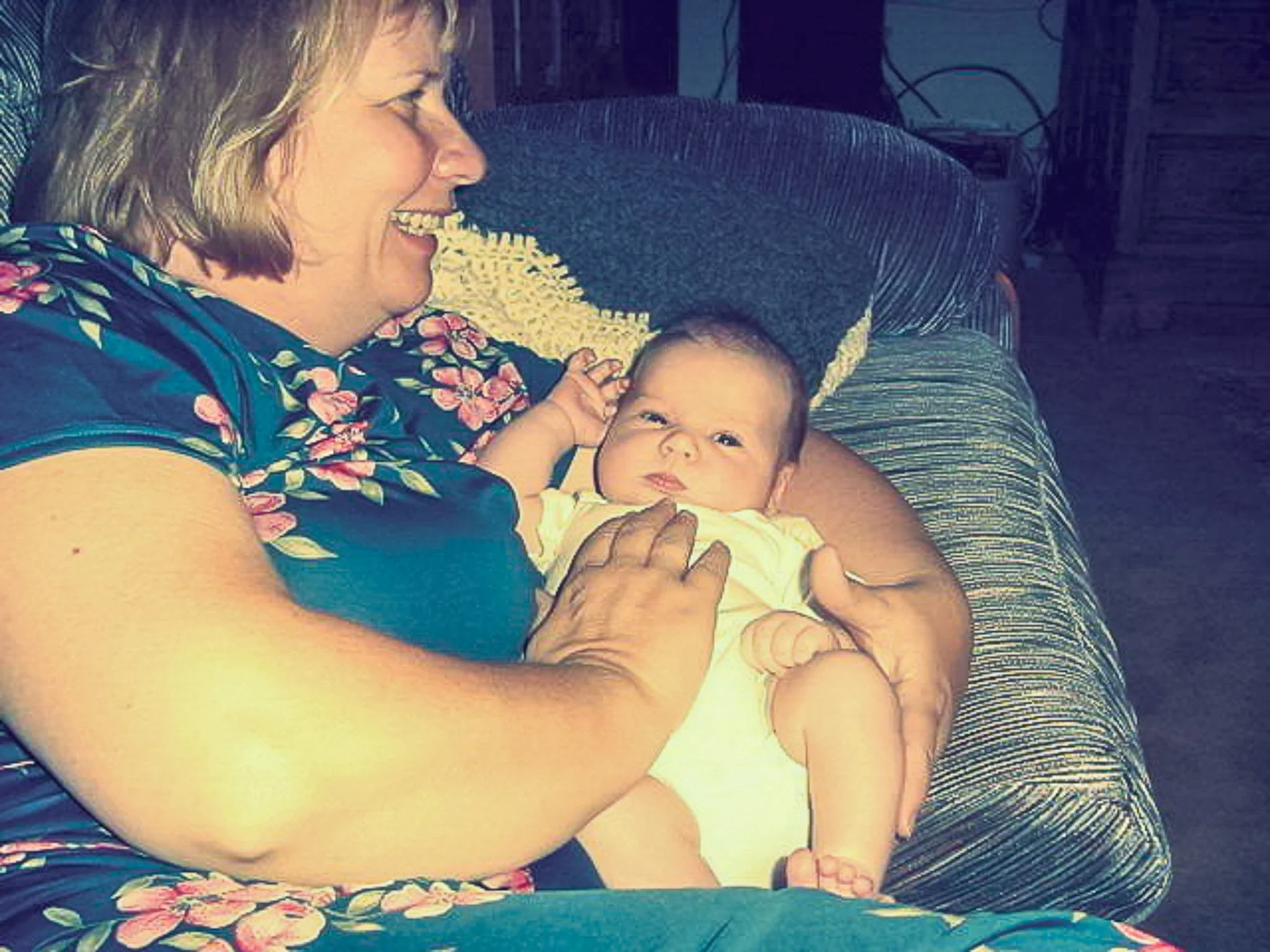 Mom and Alex, July 2000