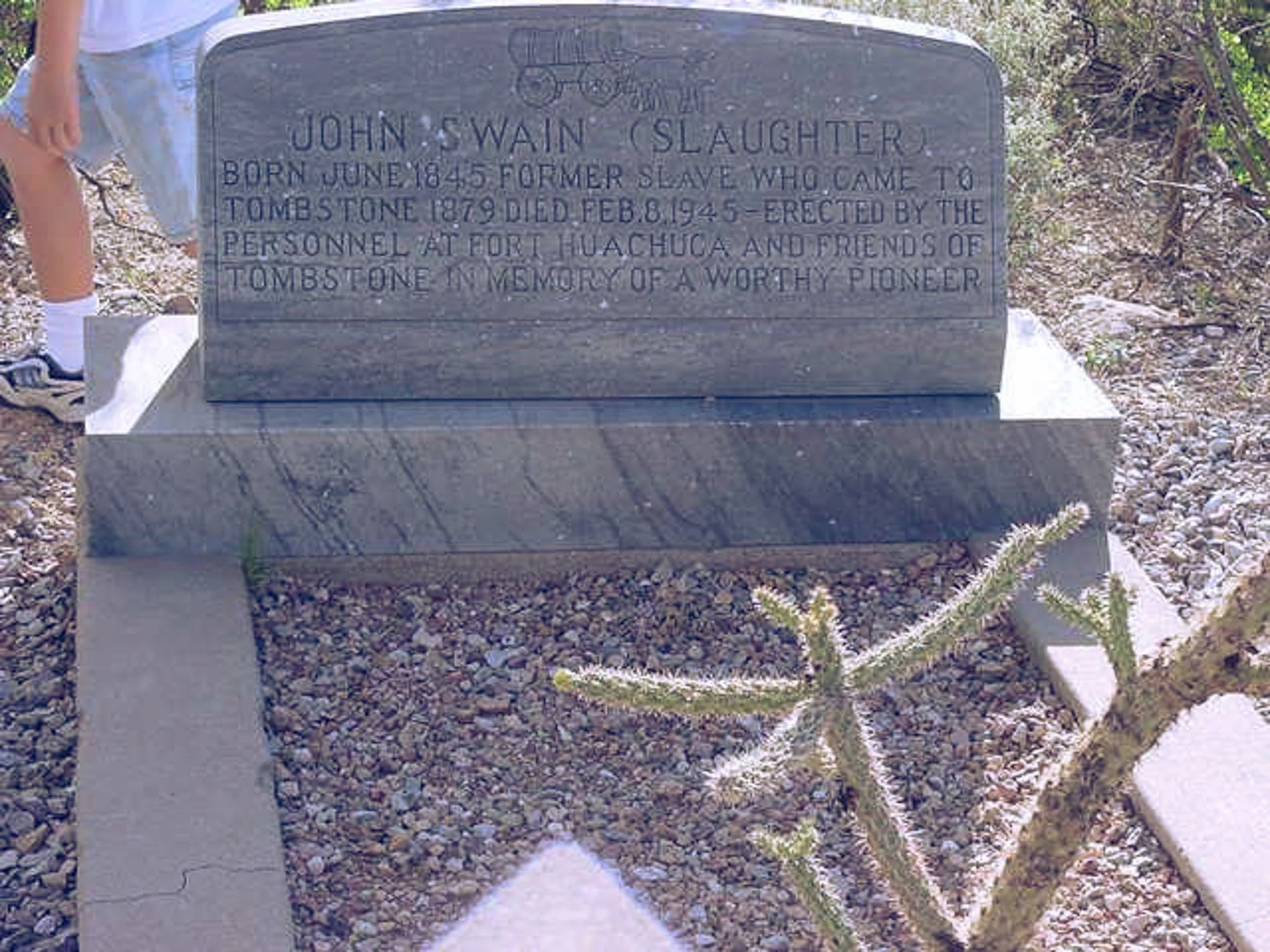 Boot Hill Cemetery Near Tombstone, Arizona July 2000
