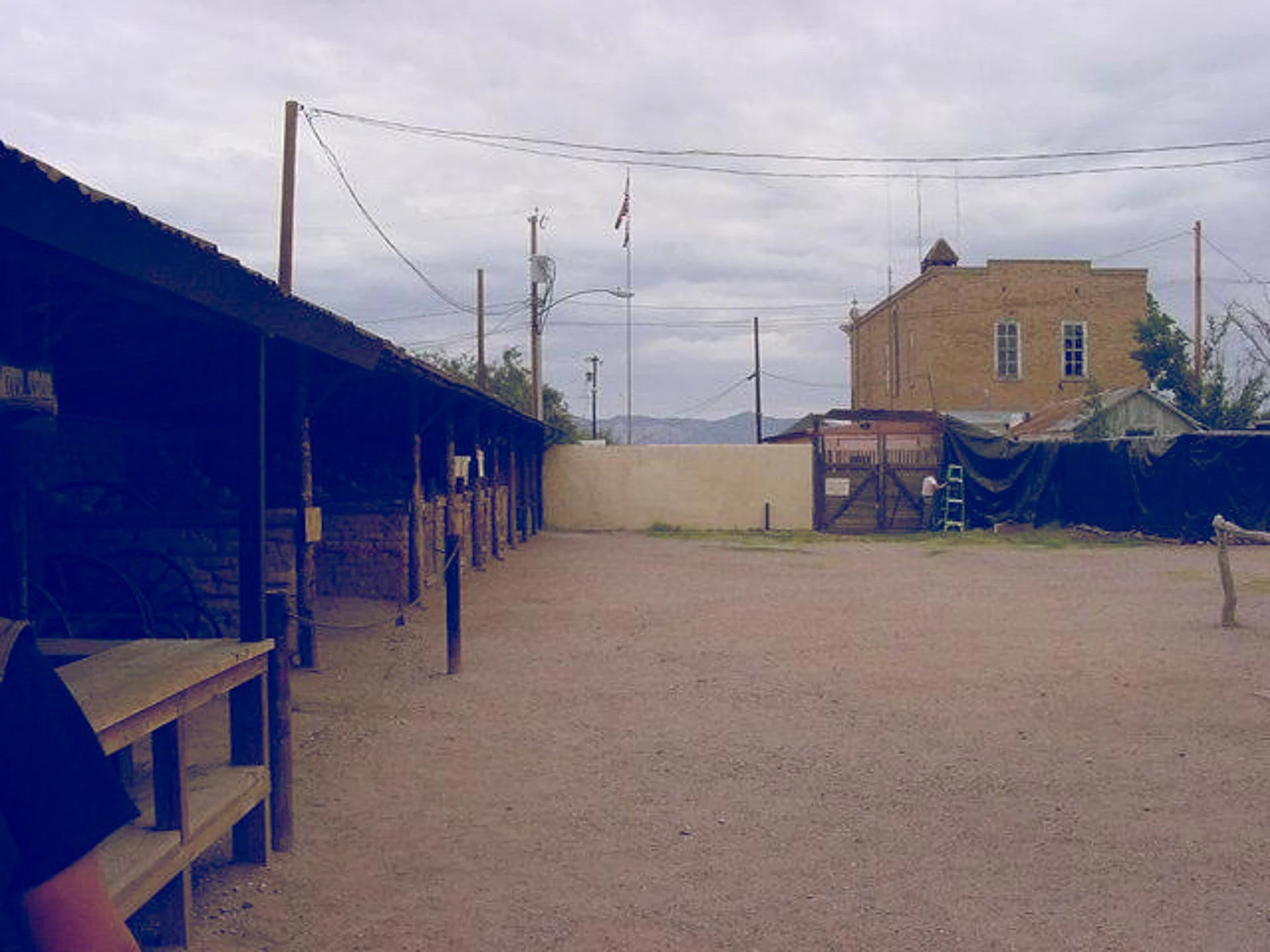 The site of the famous gun fight at the O.K. Corral in Tombstone Arizona, July 2000