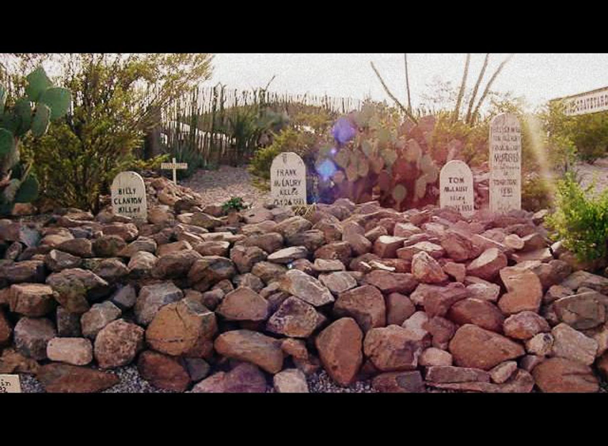 Boot Hill Cemetery Near Tombstone, Arizona July 2000