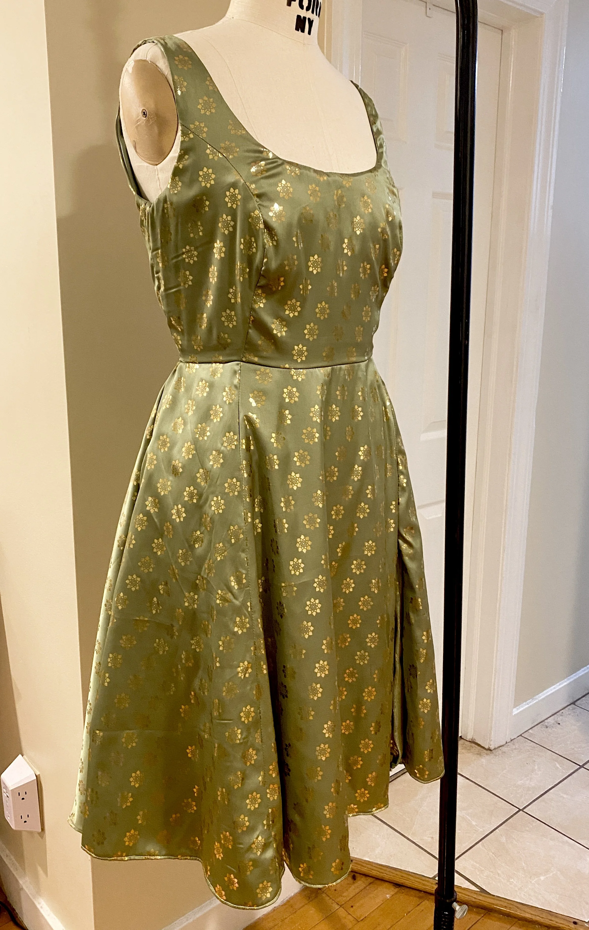Custom semi formal circle dress