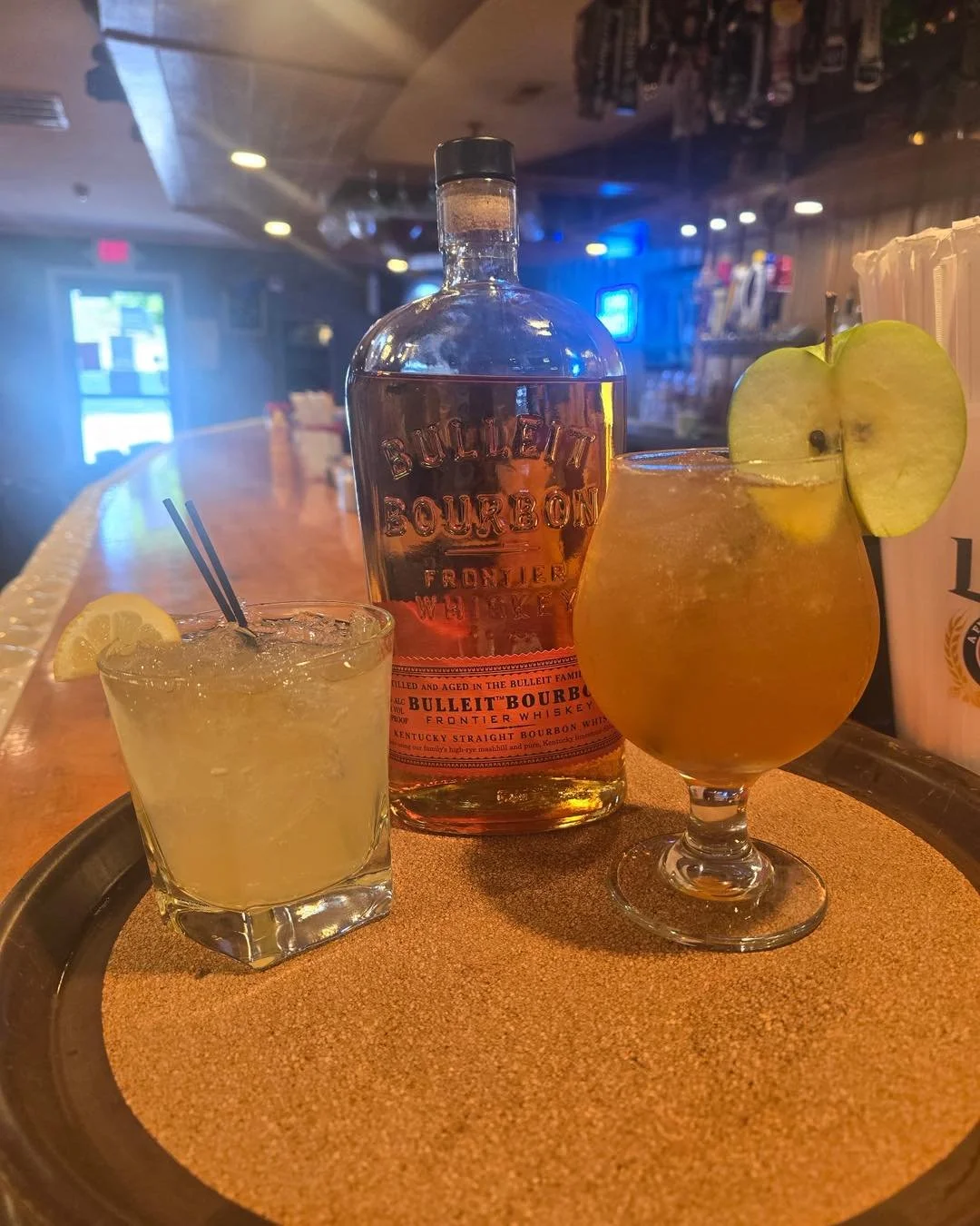 Bulleit Bourbon Lemonade and Cider
Caramel Apple Mule