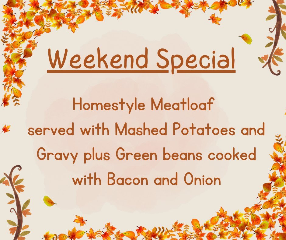 Weekend Special-Homestyle Meatloaf