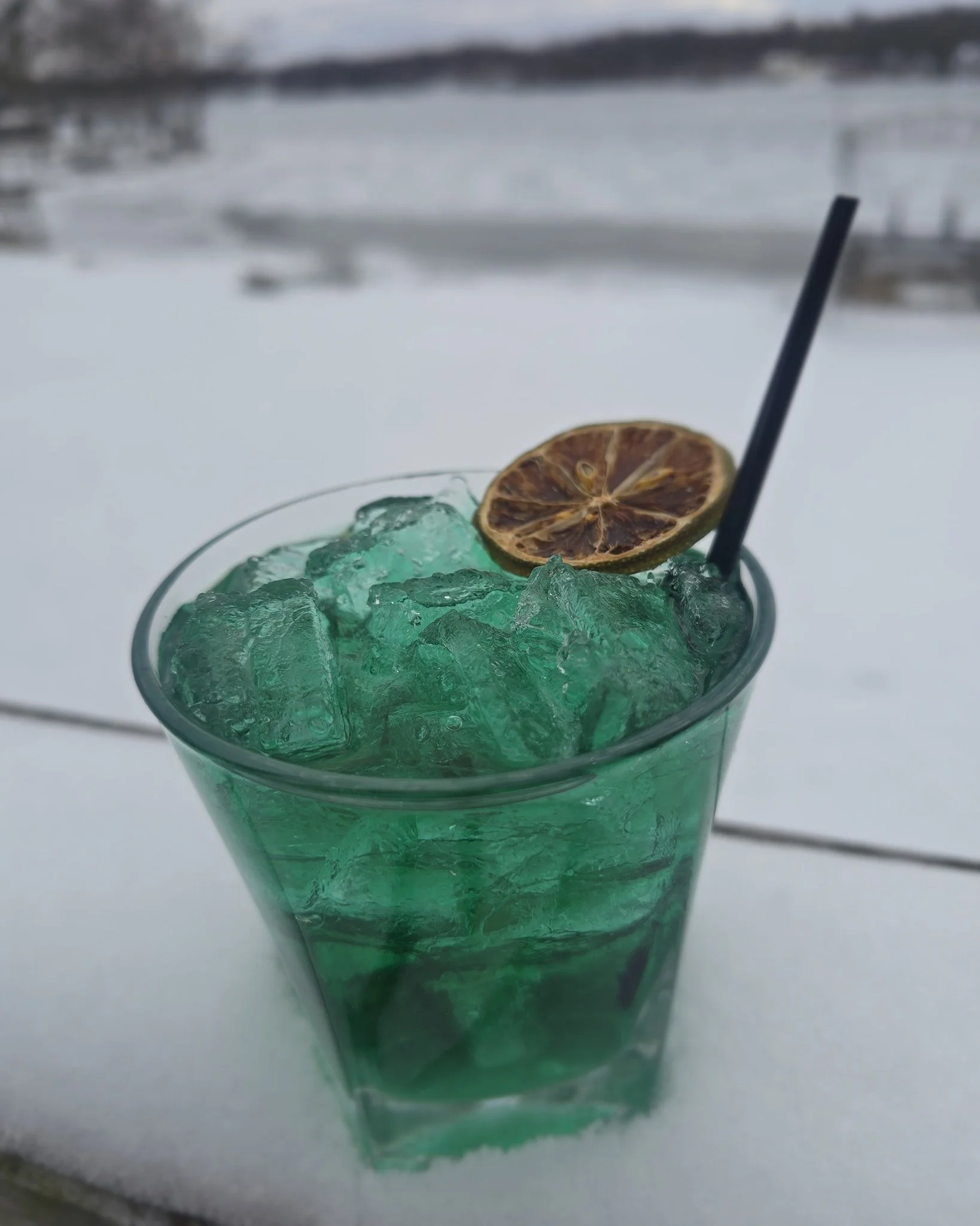 We don't have the cure for the winter blues, but our featured cocktail this evening might help! 🍸
❄️ Winter Blues Cocktail❄️
Open Fridays &amp; Saturdays: 4P-10P 
Kitchen Closes: 9:30P
