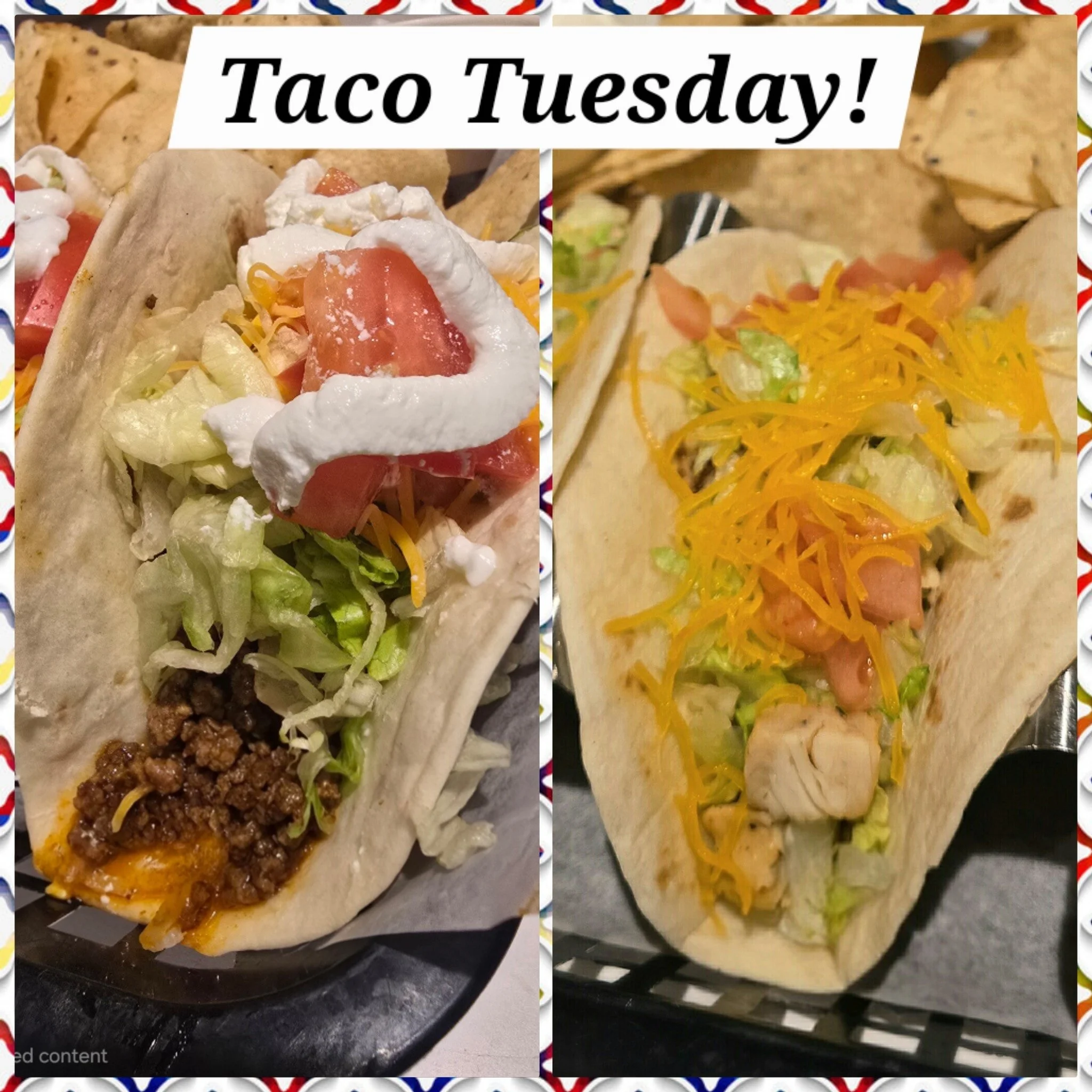 Beef or Chicken Tacos tonight!! 
Open: 5P-9P
Kitchen: 8:30P
Carry Out: #260-351-2401