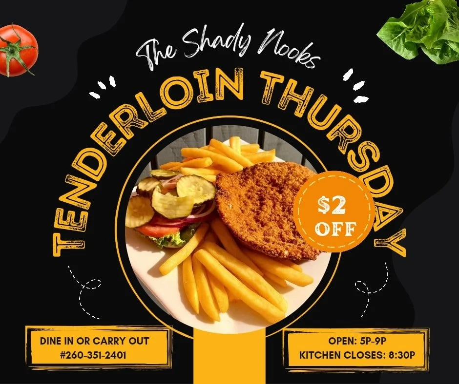 Tenderloin Thursday is here!!