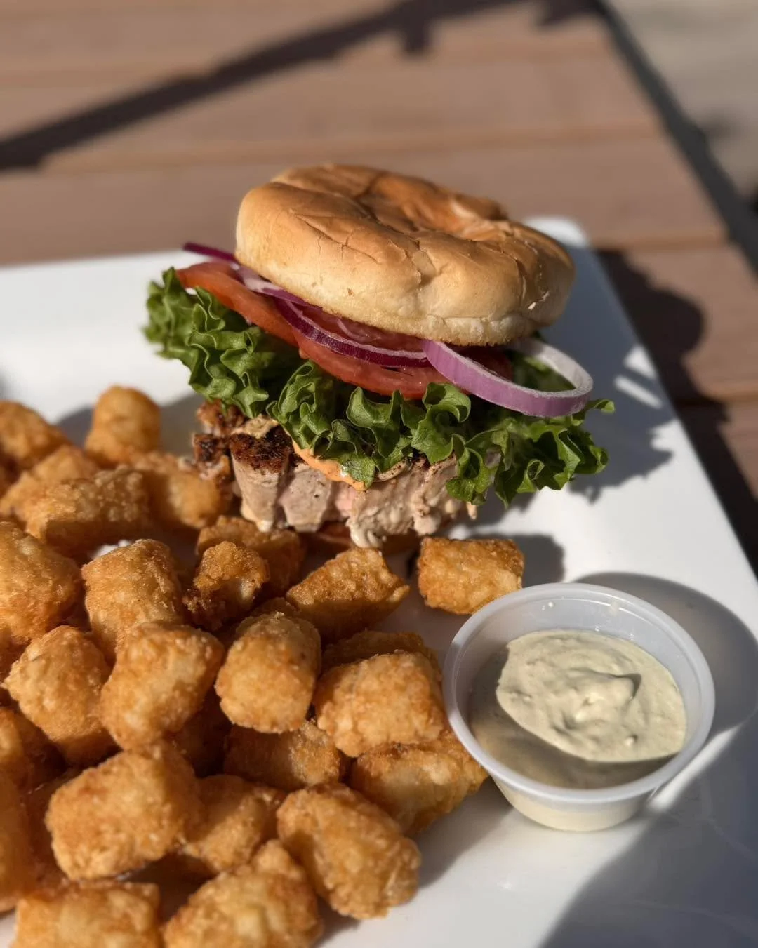 On the menu tonight?👇🏼
>> Blackened Tuna Steak Sandwich
>> Saut&eacute;ed Shrimp &amp; Rice with Jerk Sauce
Need we say more? 🤤 See yall tonight 🤌🏼🔥

OPEN : FRI + SAT : 4P - 10P (Kitchen closes at 9:30)