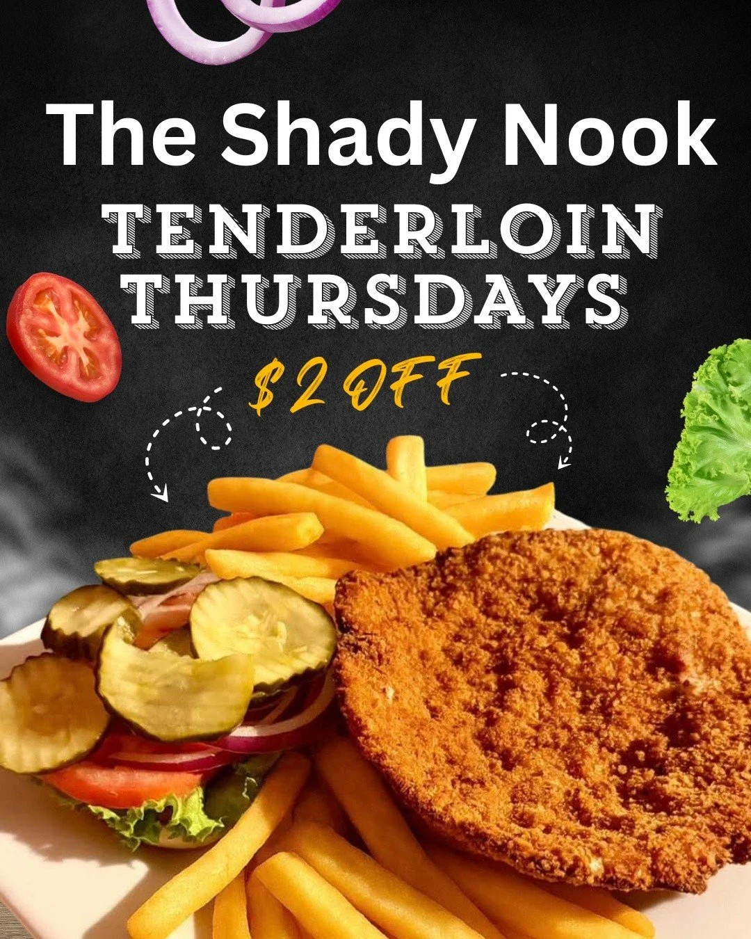 Open Tonight 
5pm-9pm
Kitchen Closes 8:30pm
Dine In or Carry Out!
#260-351-2401