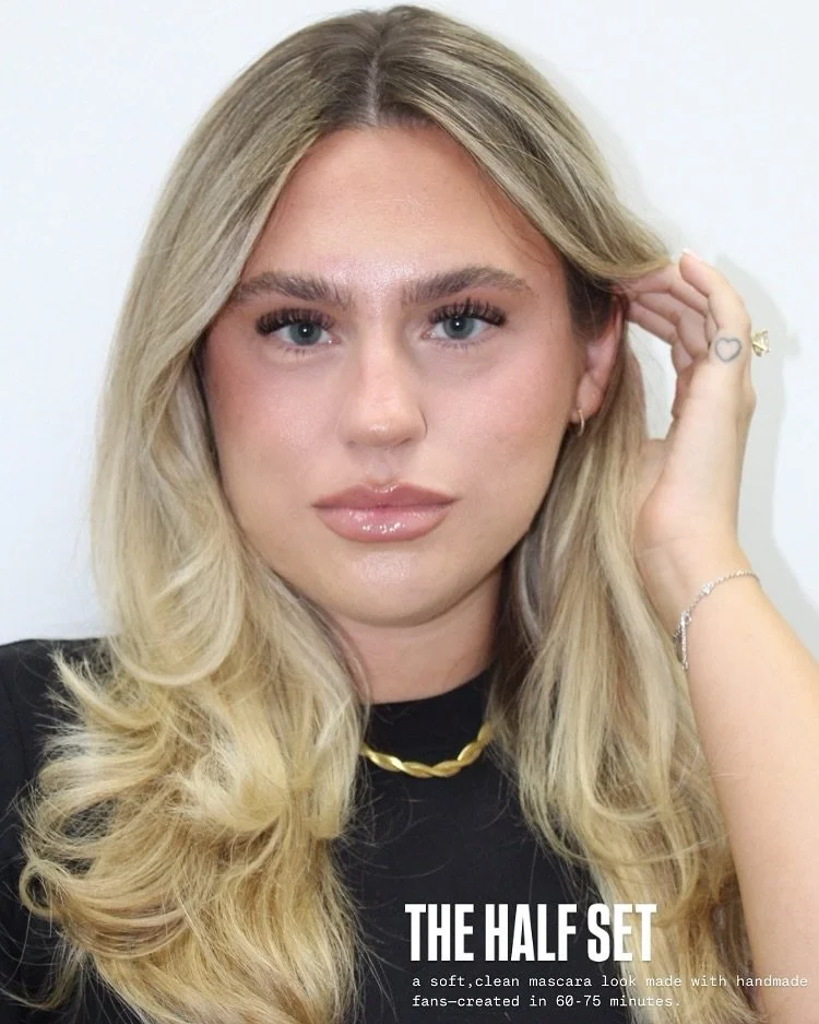 Obsessing over our shoot 🤯

Let&rsquo;s talk HALF SETS 👀

There&rsquo;s a big misconception that half sets aren&rsquo;t enough&mdash;but let me tell you, they&rsquo;re designed for just the right amount of soft glam. 💅🏽

&mdash;&mdash;50% coverag