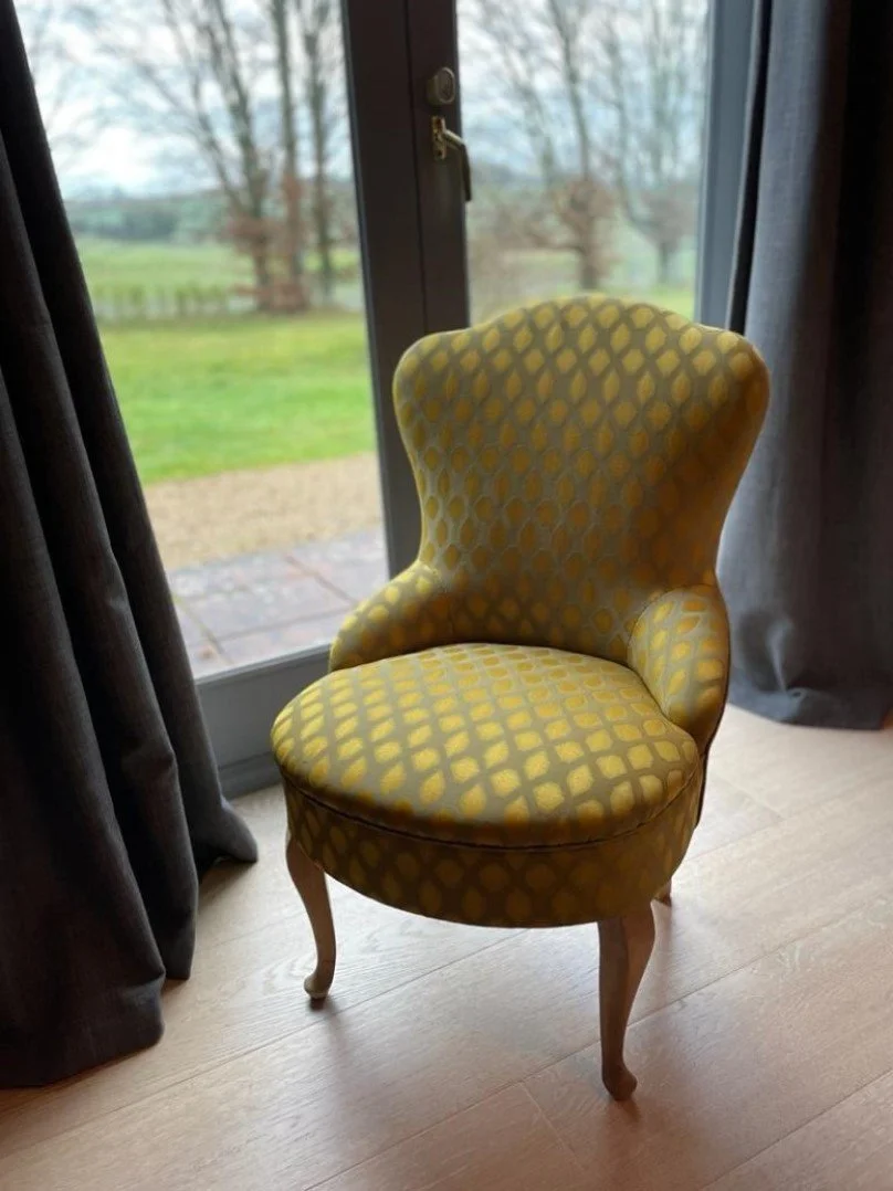 Aimée Alice Payton - Traditionally reupholstered early C20th chair.jpg