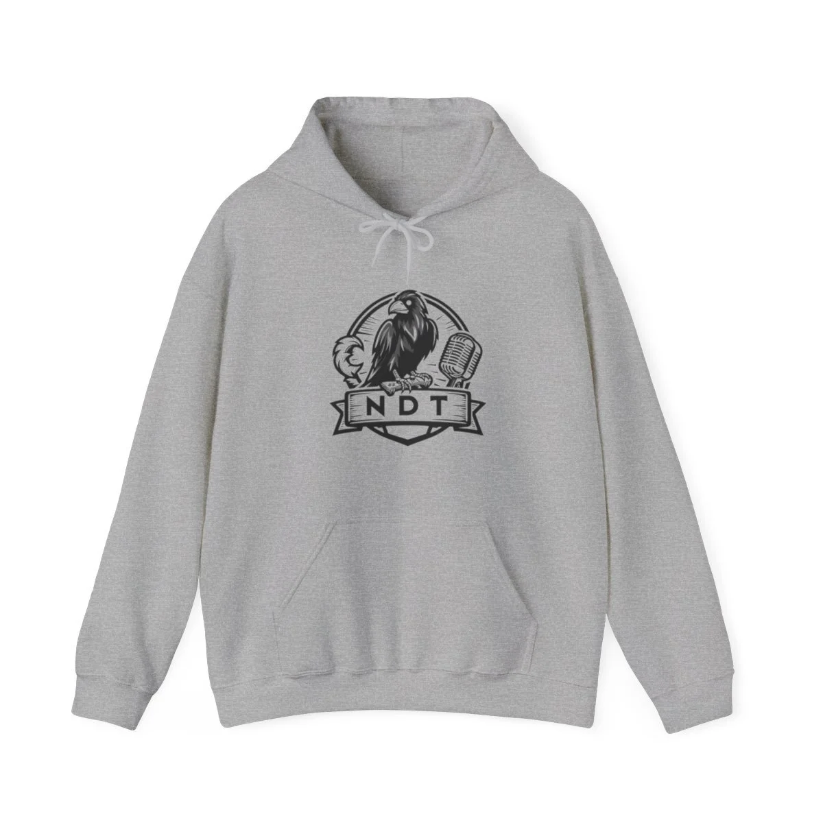 NDT Raven and Scroll Hooded Sweatshirt