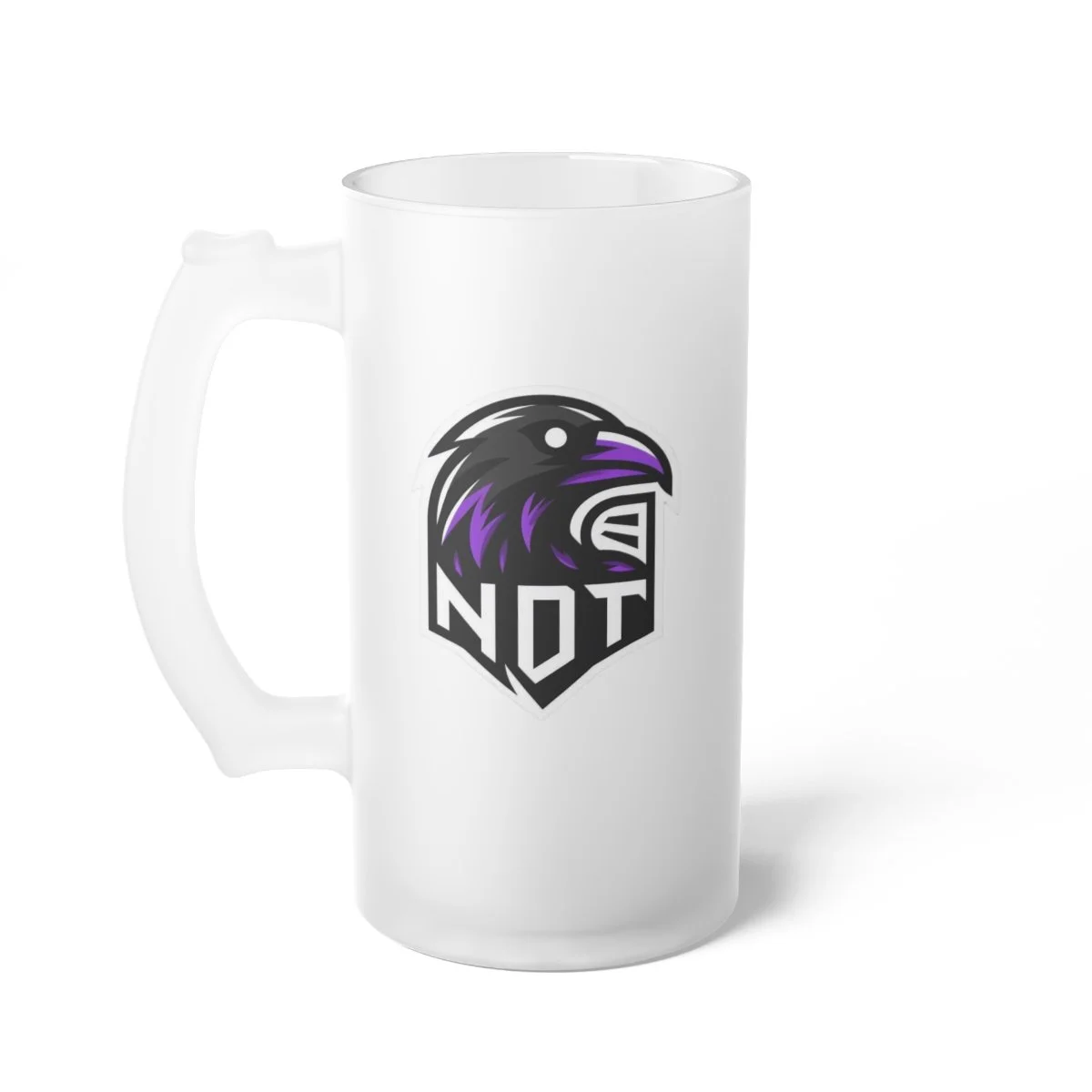 NDT Logo Frosted Glass Beer Mug