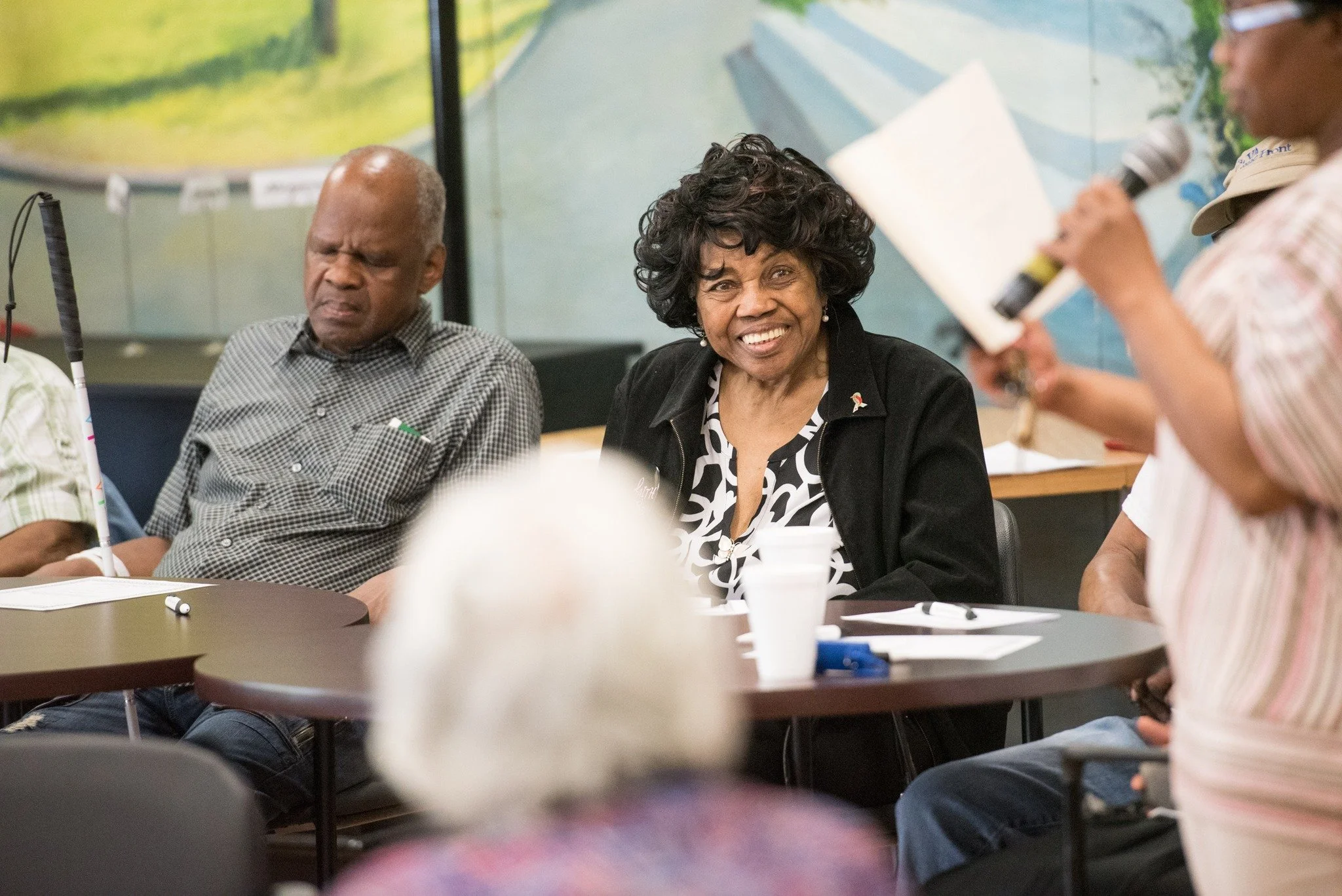There&rsquo;s something powerful about being heard. 💛
A room full of stories and connection reminds us that every voice matters. 💬✨
This is what community looks like.

 #communityfirst #olderadults #nonprofit #connecting #bestdayofmylifesofar #wisd