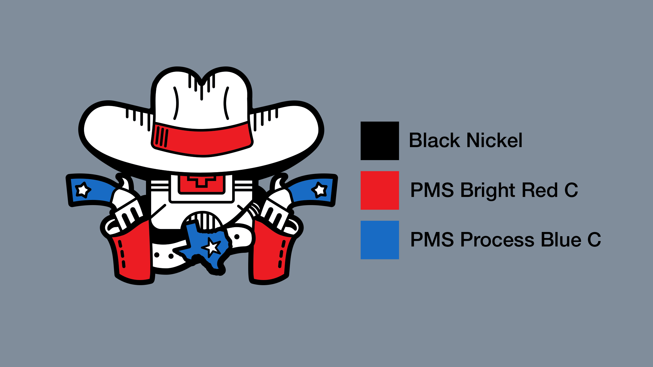 An enamel pin design for the Texas Mechanical Keyboards group, made to be produced at 1.5in scale.