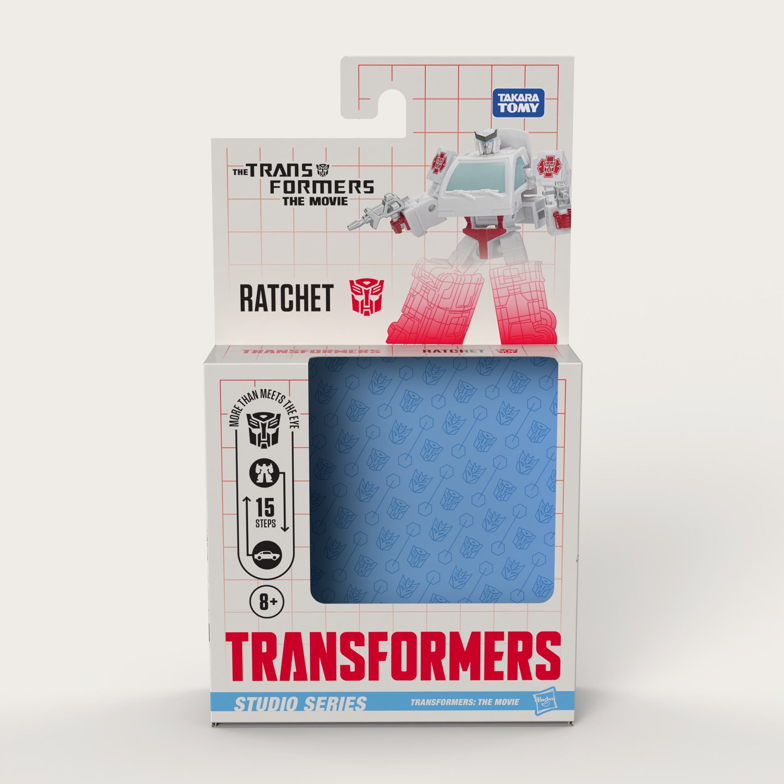 The Core Class size- the smallest and least expensive of the available toys. Space is at a premium, but by utilizing existing dielines that utilize an integrated card hangtag, it's able to block more effectively than a traditional box.