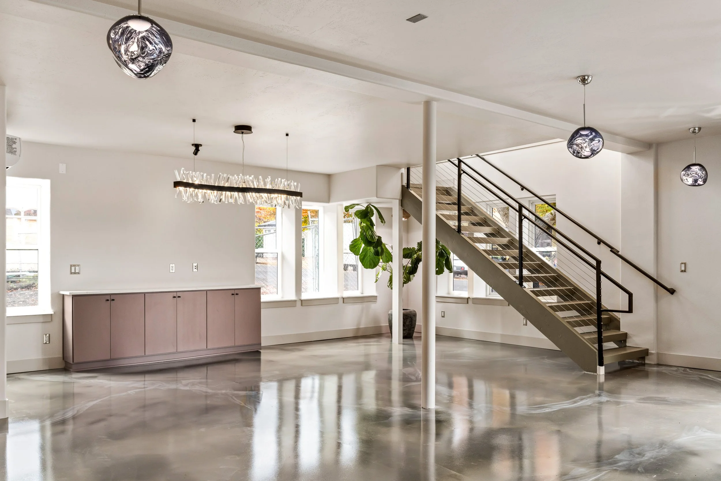 Project Cost: $1,300,000  Project Year: 2025   Style: Modern Industrial with Contemporary Finishes   Description: 6,000 square foot interior/exterior commercial building remodel.