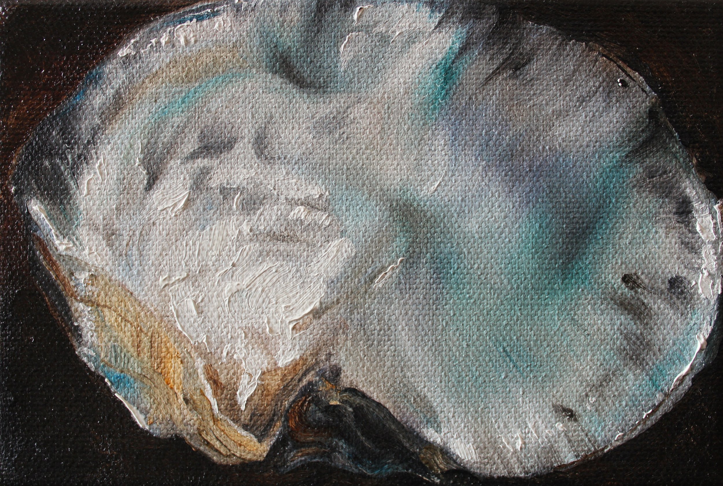 "Something to remember by", oil on canvas, 4x6", 2025