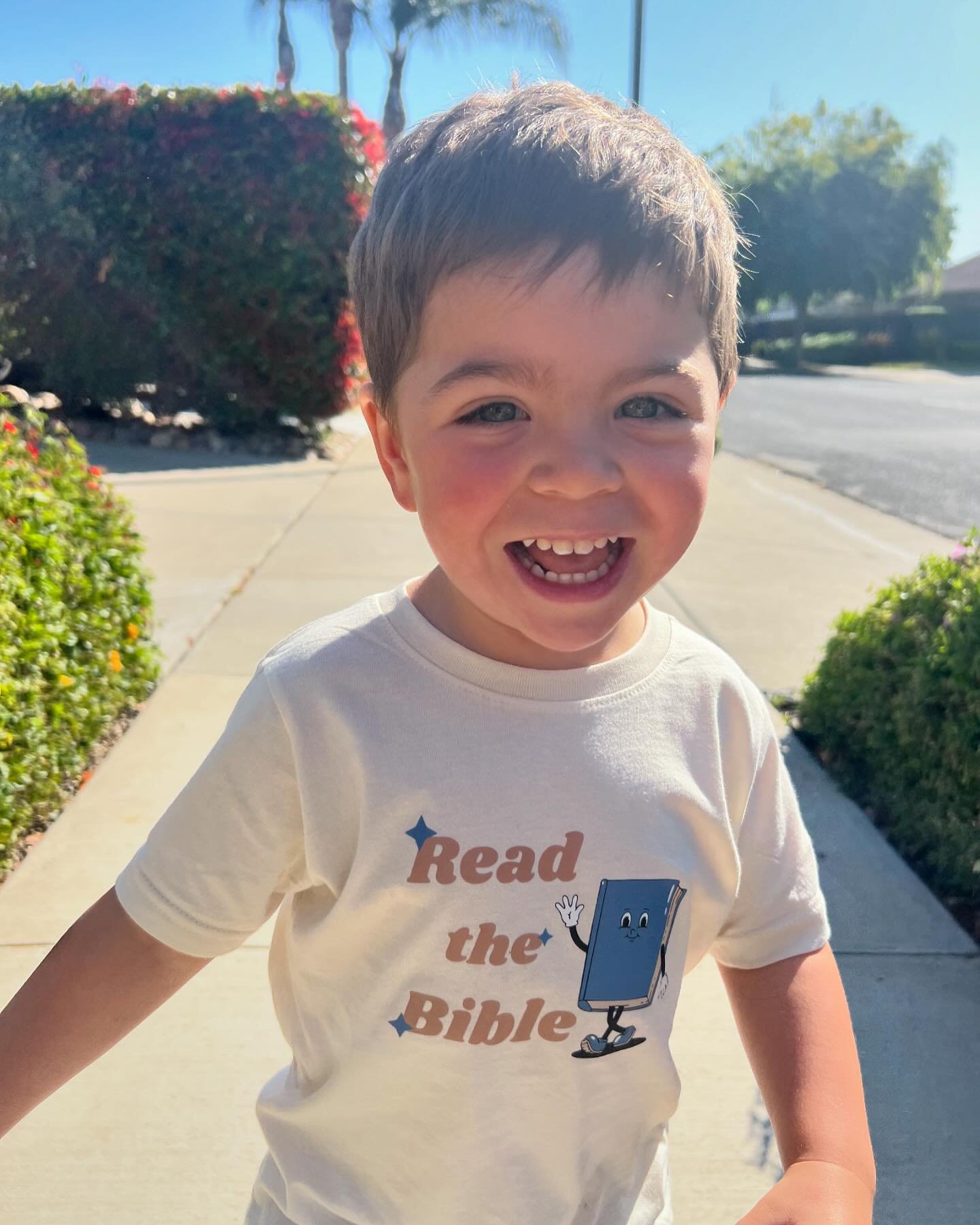 My son came running over to me this morning while carrying this shirt and said &ldquo;Bible man, put on!&rdquo; I was so filled with joy seeing that my son enjoys the designs I make just as much as I do 🥰