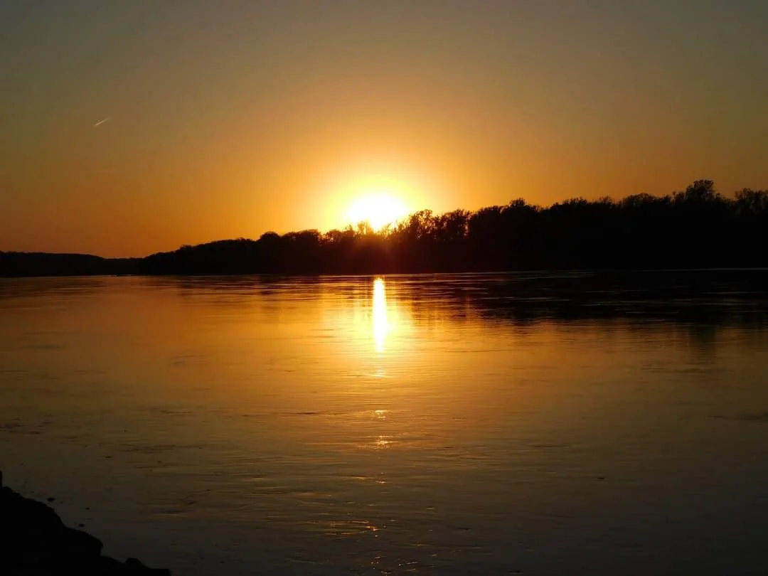 Sunset on the Missouri River