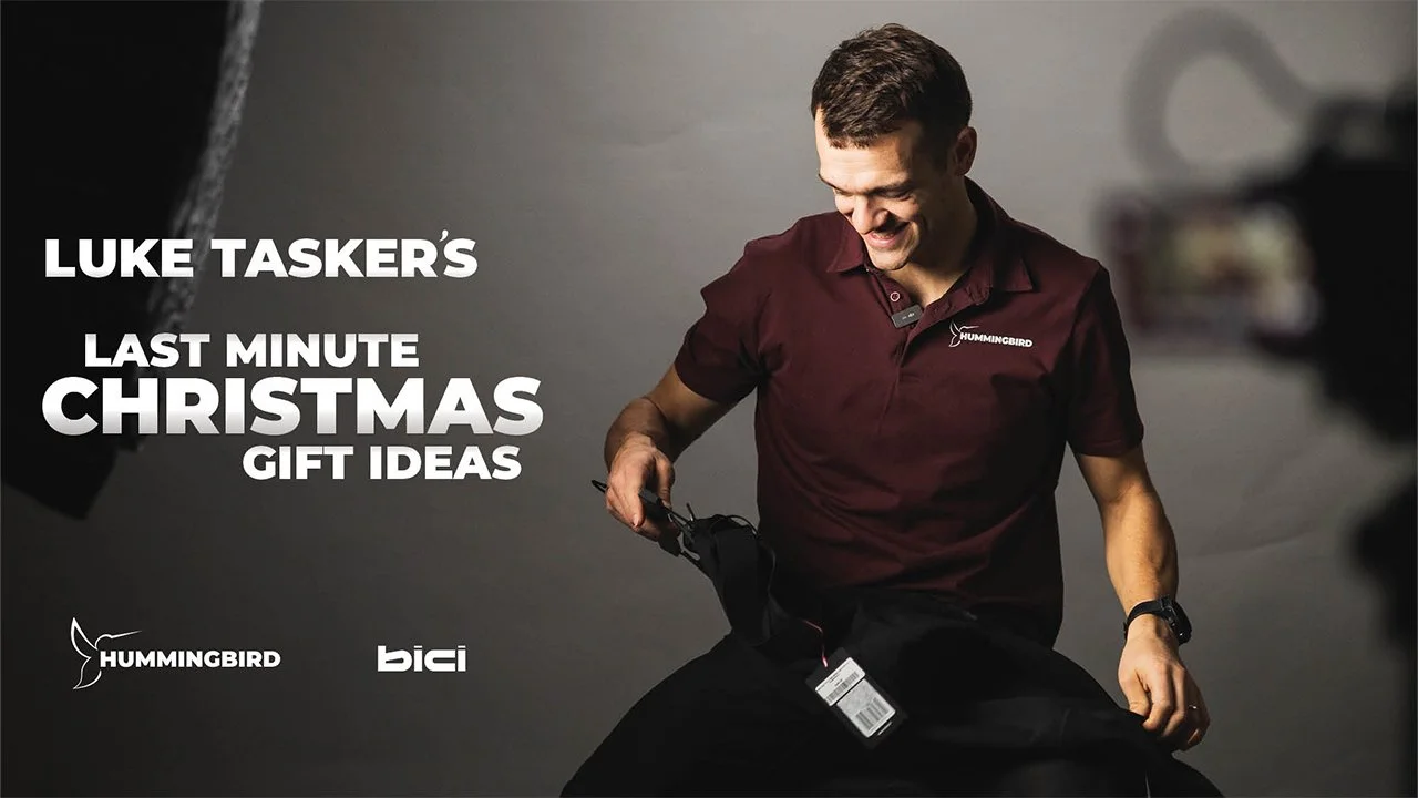 Last-Minute Gift Guide for Triathletes, with AG World Champion Luke Tasker.