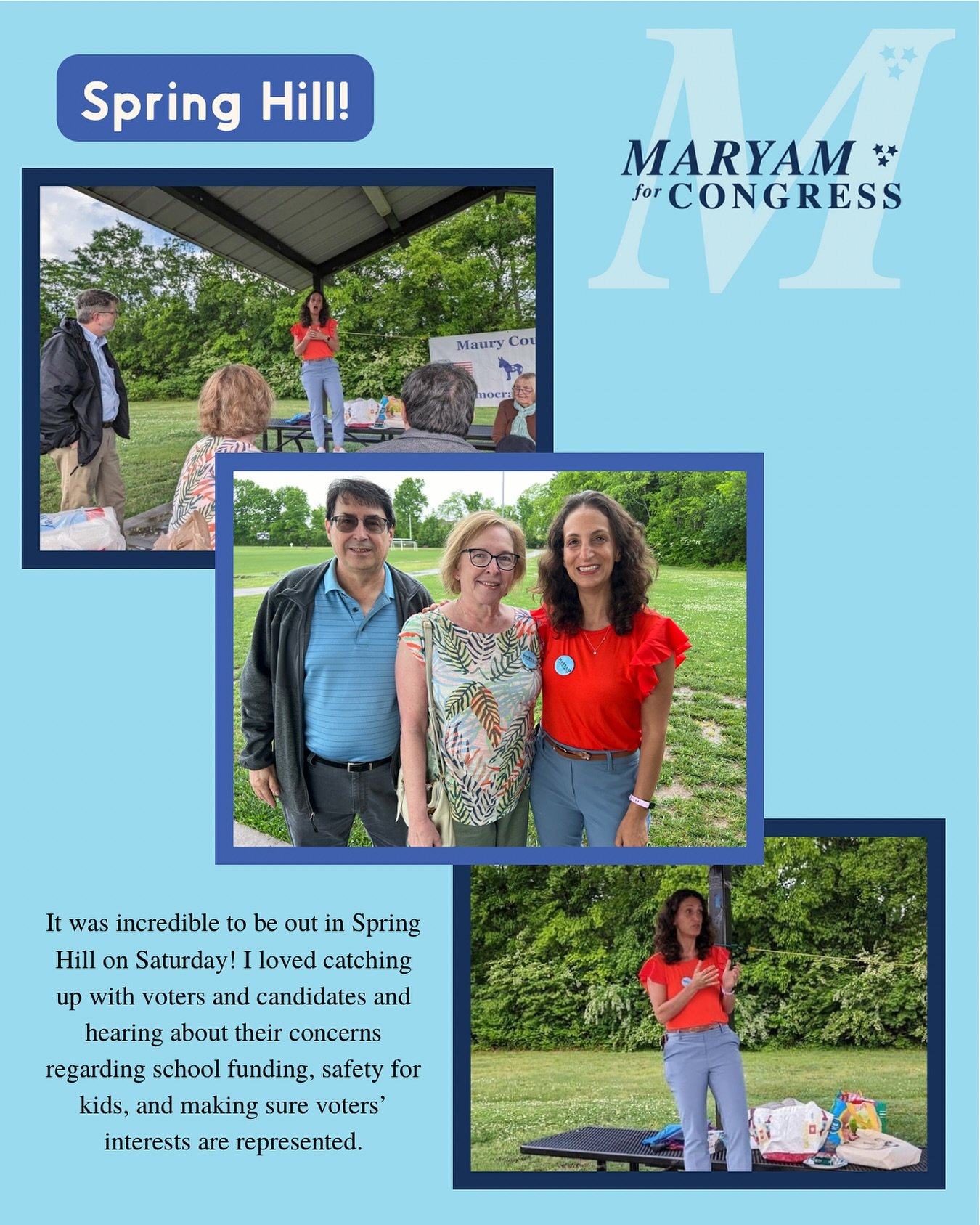 #SpringHillTN last week before the storms! 🩵
Thank you @maurycountydems @wcdptn!l
