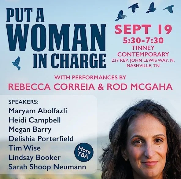 "Put a Woman in Charge" Fundraiser for Maryam Abolfazli