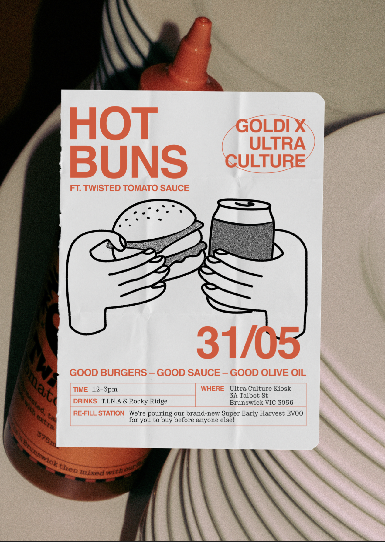 GOLDI X ULTRA CULTURE SAUCE LAUNCH