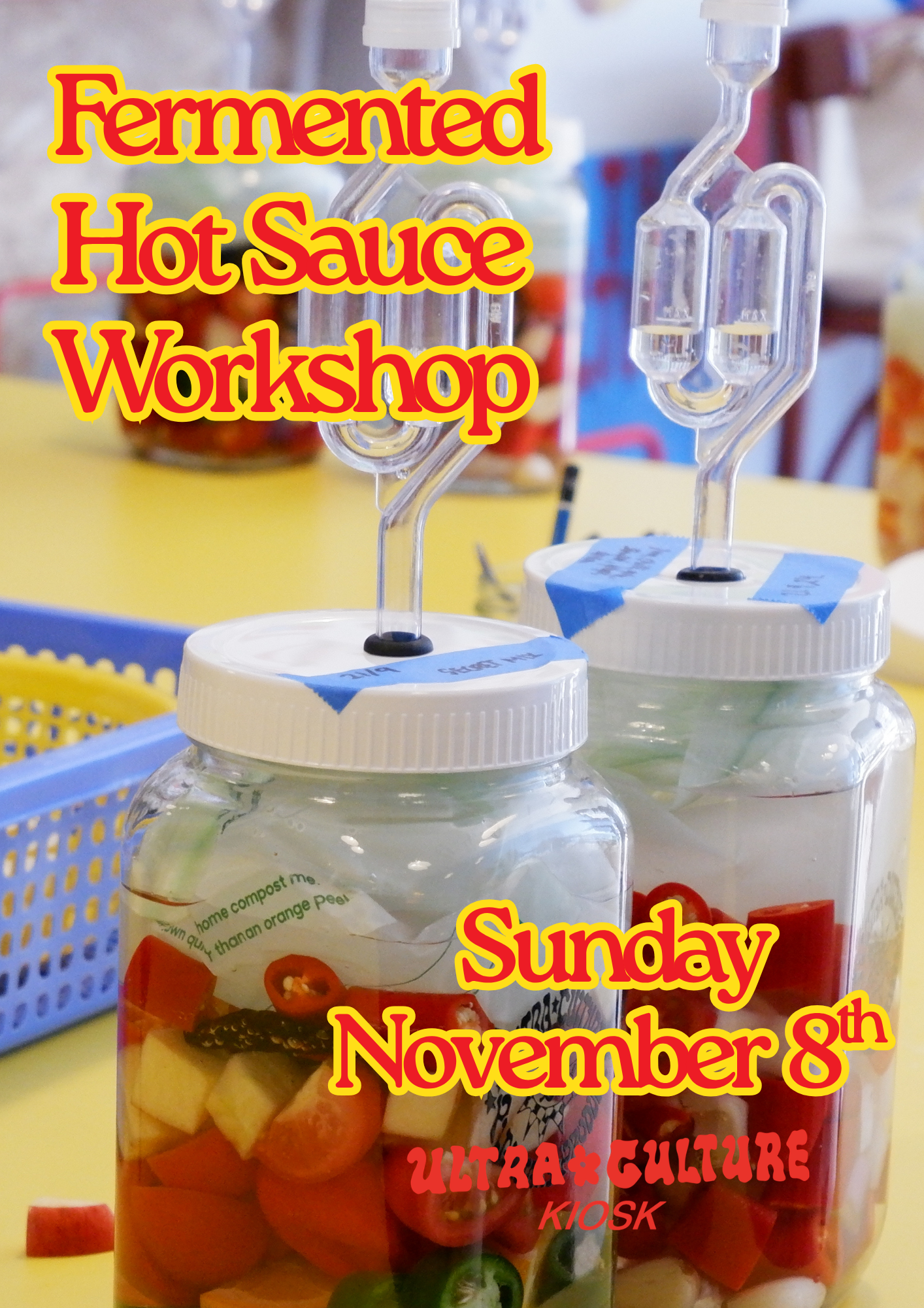 LACTO-FERMENTED HOT SAUCE WORKSHOP - NOVEMBER 8TH