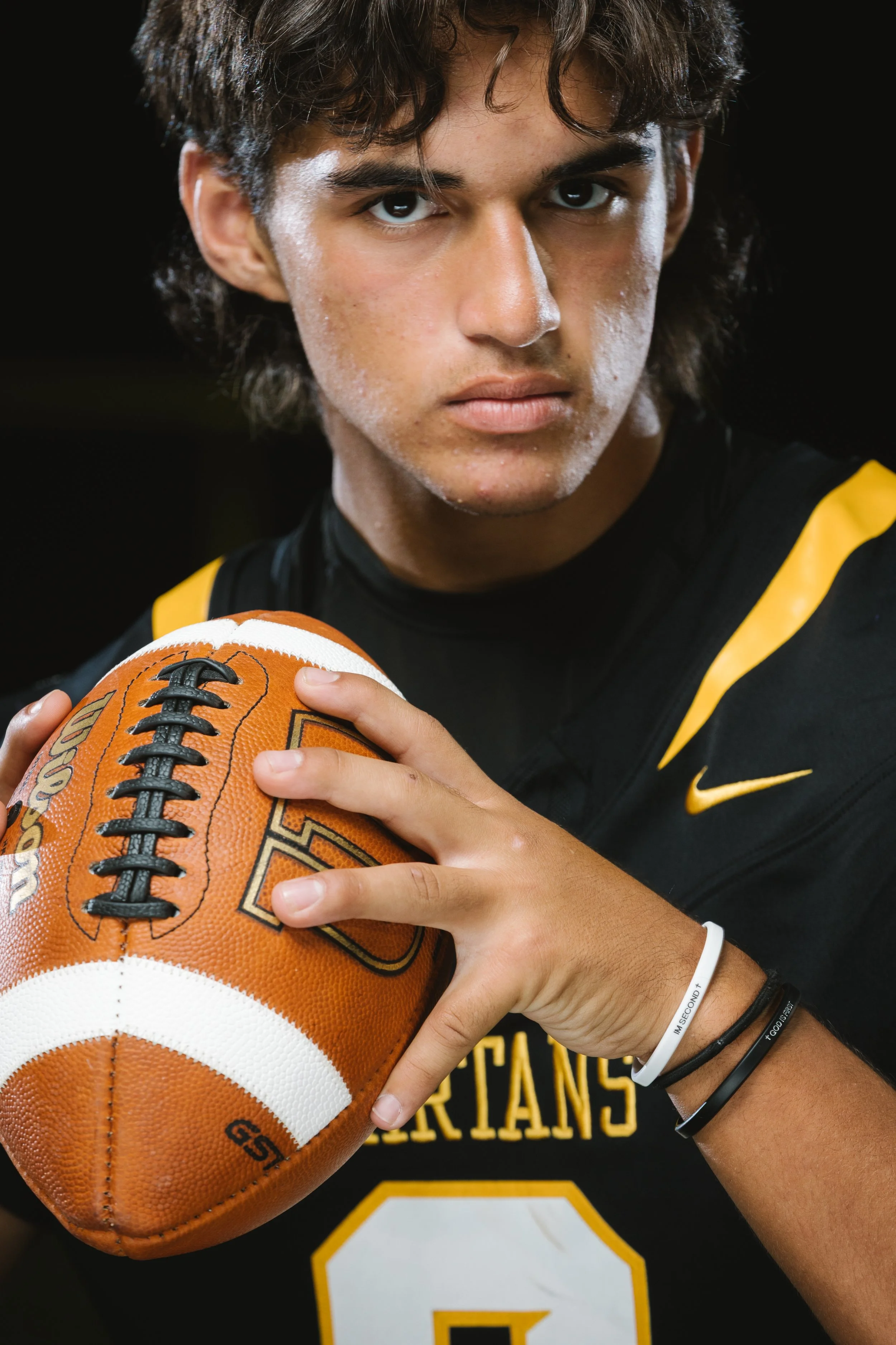 Football Closeup Portrait