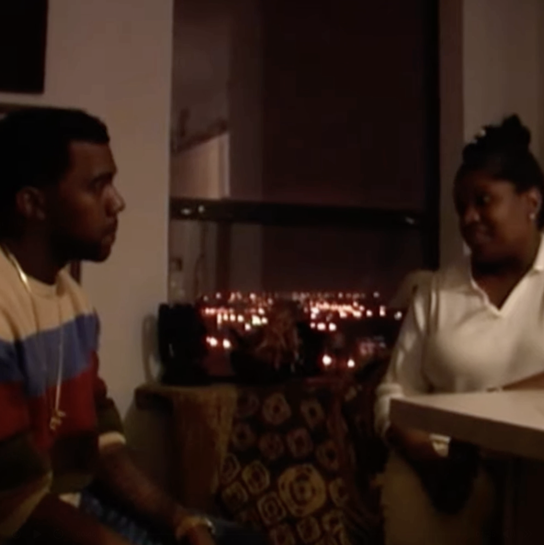 Donda and Kanye West having a conversation about how Donda perceives Kanye.