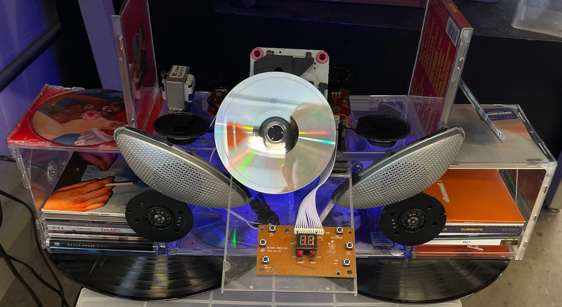 What Music Feels Like, CD Player Sculpture, 2023
