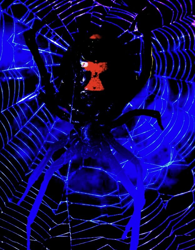 Radioactive Spider, Photoshop, 2023