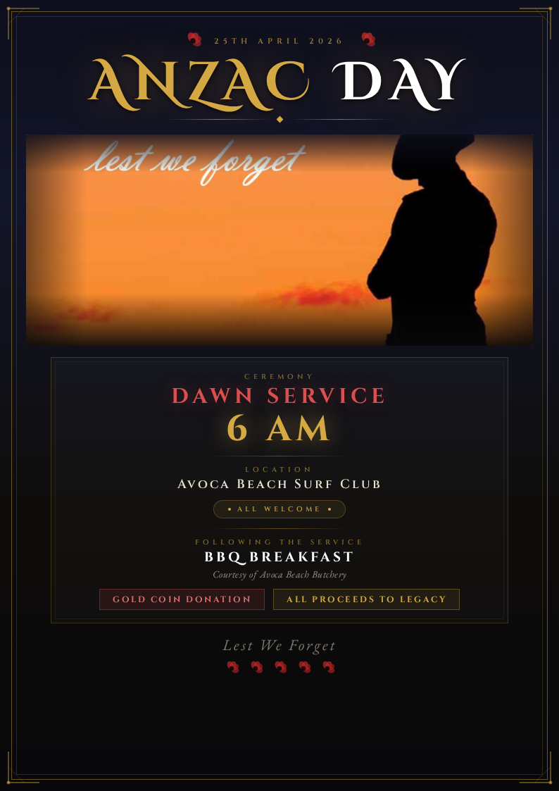 Anzac Day Ceremony, 2026