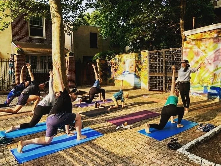 Yoga at Palumbo Park 