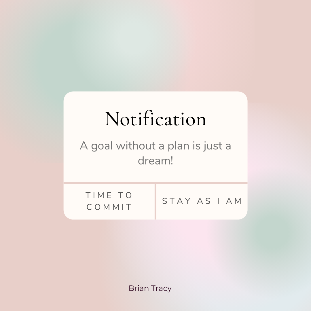 How to make your wellbeing goals stick