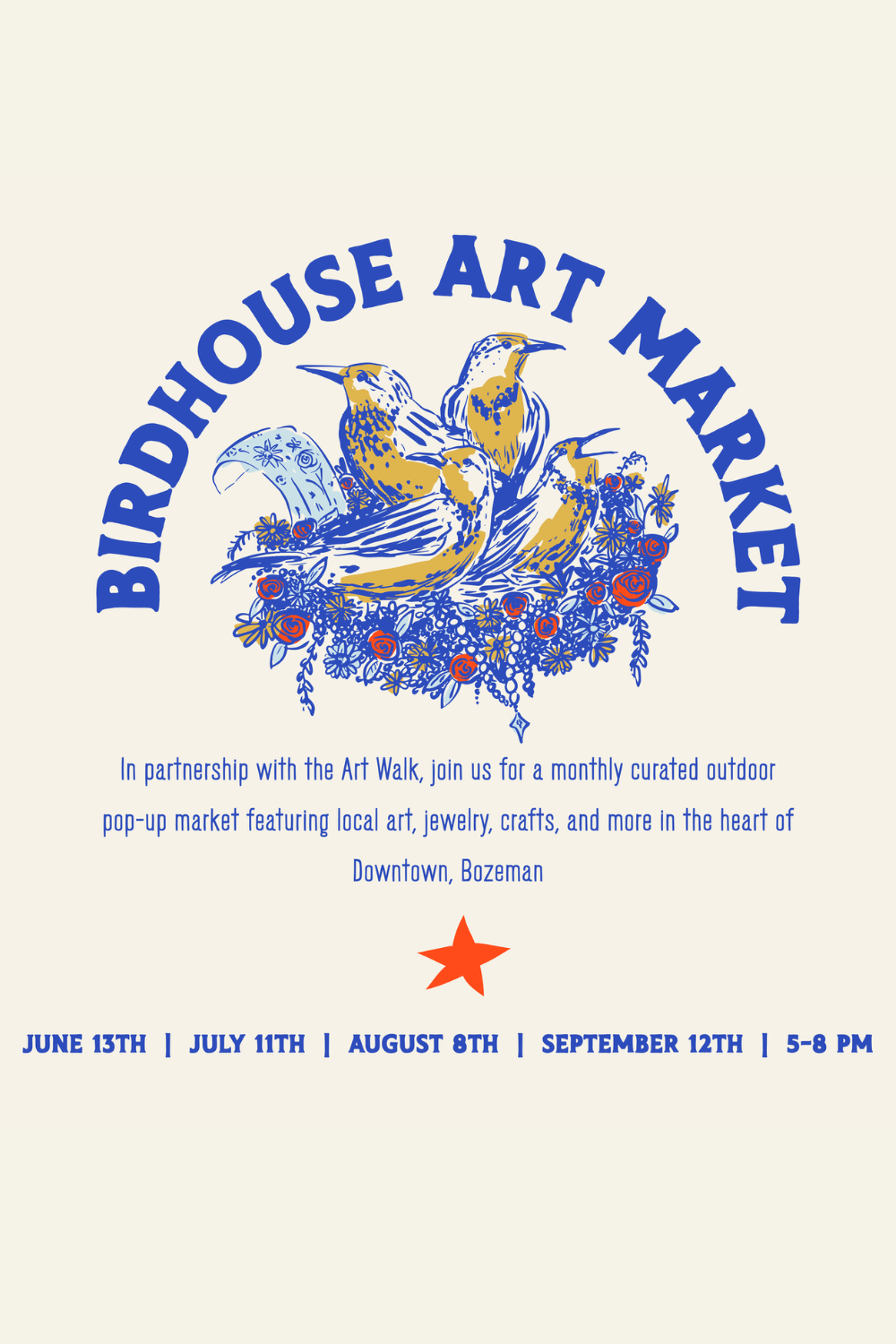 Birdhouse Summer Market Series: AUGUST