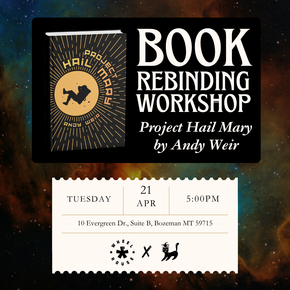 SOLD OUT | Book Rebinding: Project Hail Mary