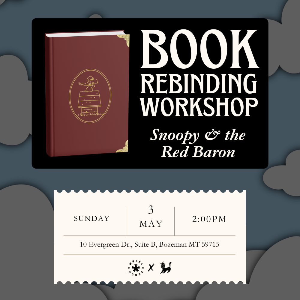 Book Rebinding: Snoopy and the Red Baron