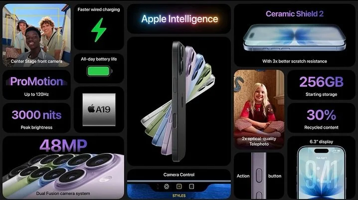 Apple announced the new IPhone 17 Pro, Pro Max, Air Pods Pro 3, watch series 11, watch SE3, &amp; watch Ultra 3. 
Will you be getting it? Let us know in the comments.