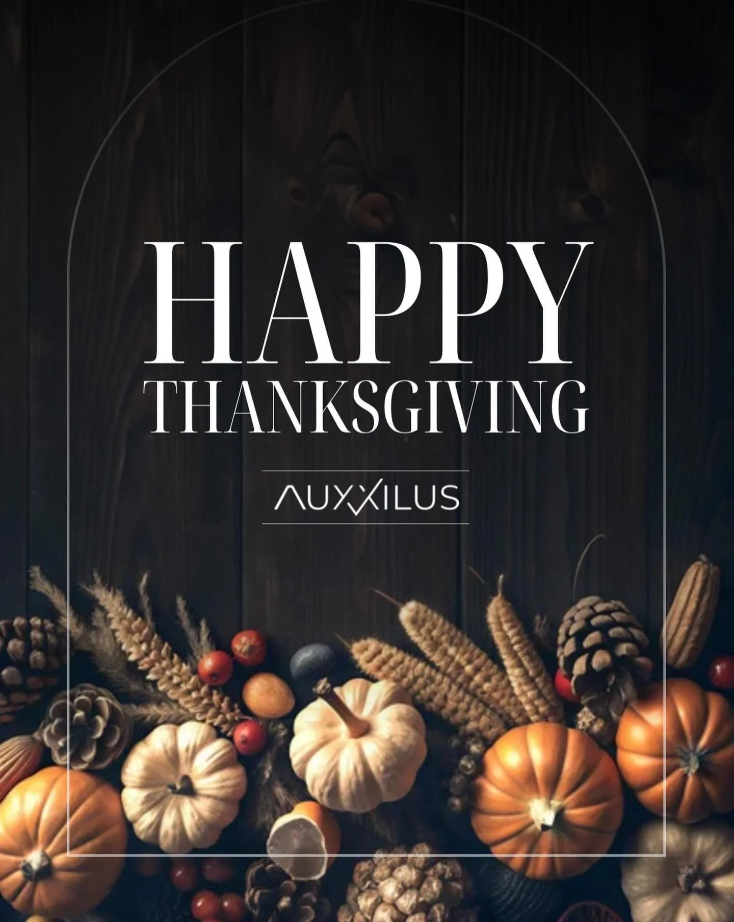 Happy Thanksgiving from all of us at the Auxxilus Media Team! We are incredibly grateful for your partnership and support this year. Wishing you a wonderful holiday filled with joy and relaxation. #happythanksgivng