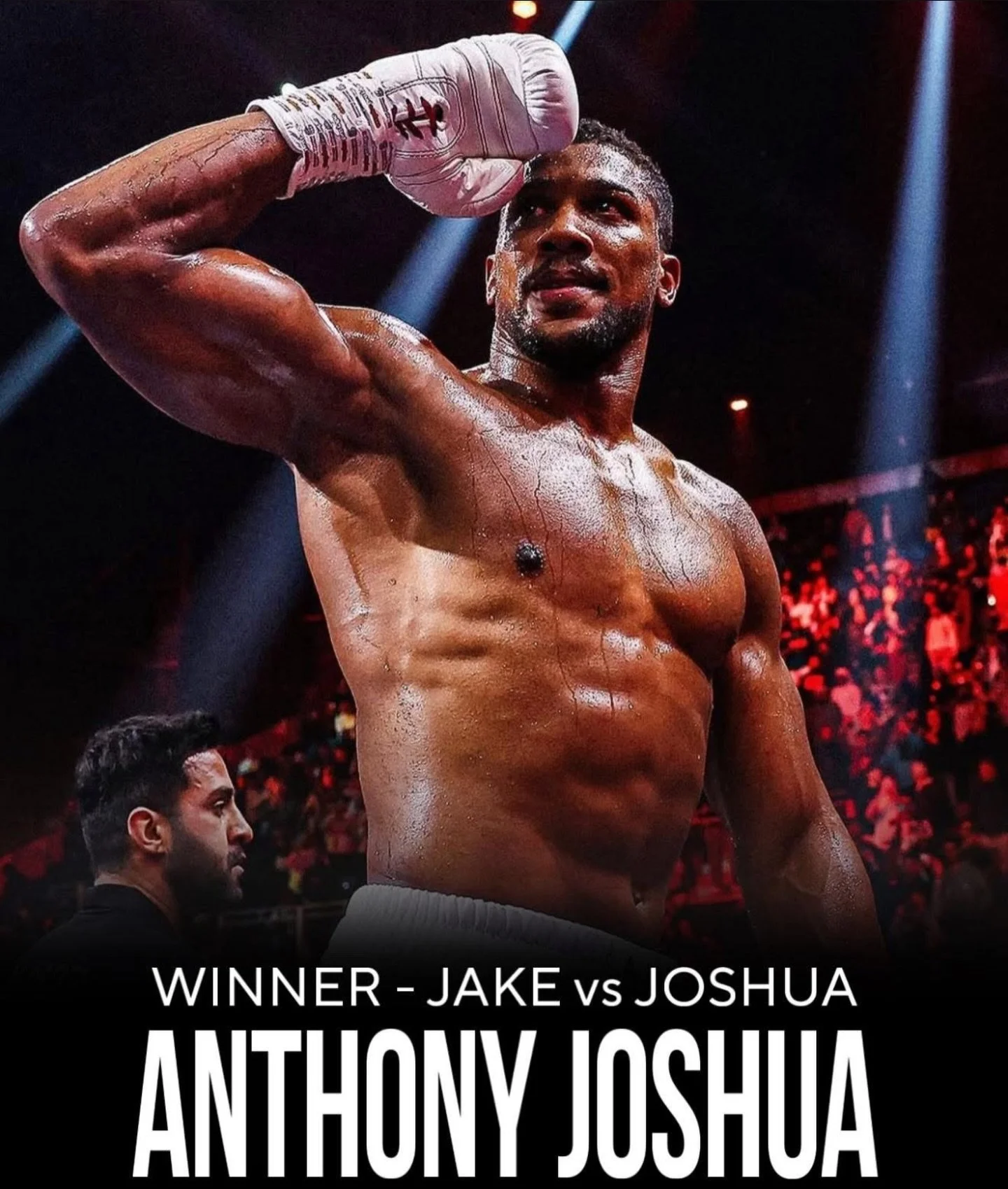 Anthony Joshua Secures Round 6 KO Victory Over Jake Paul.
#JakeJoshua