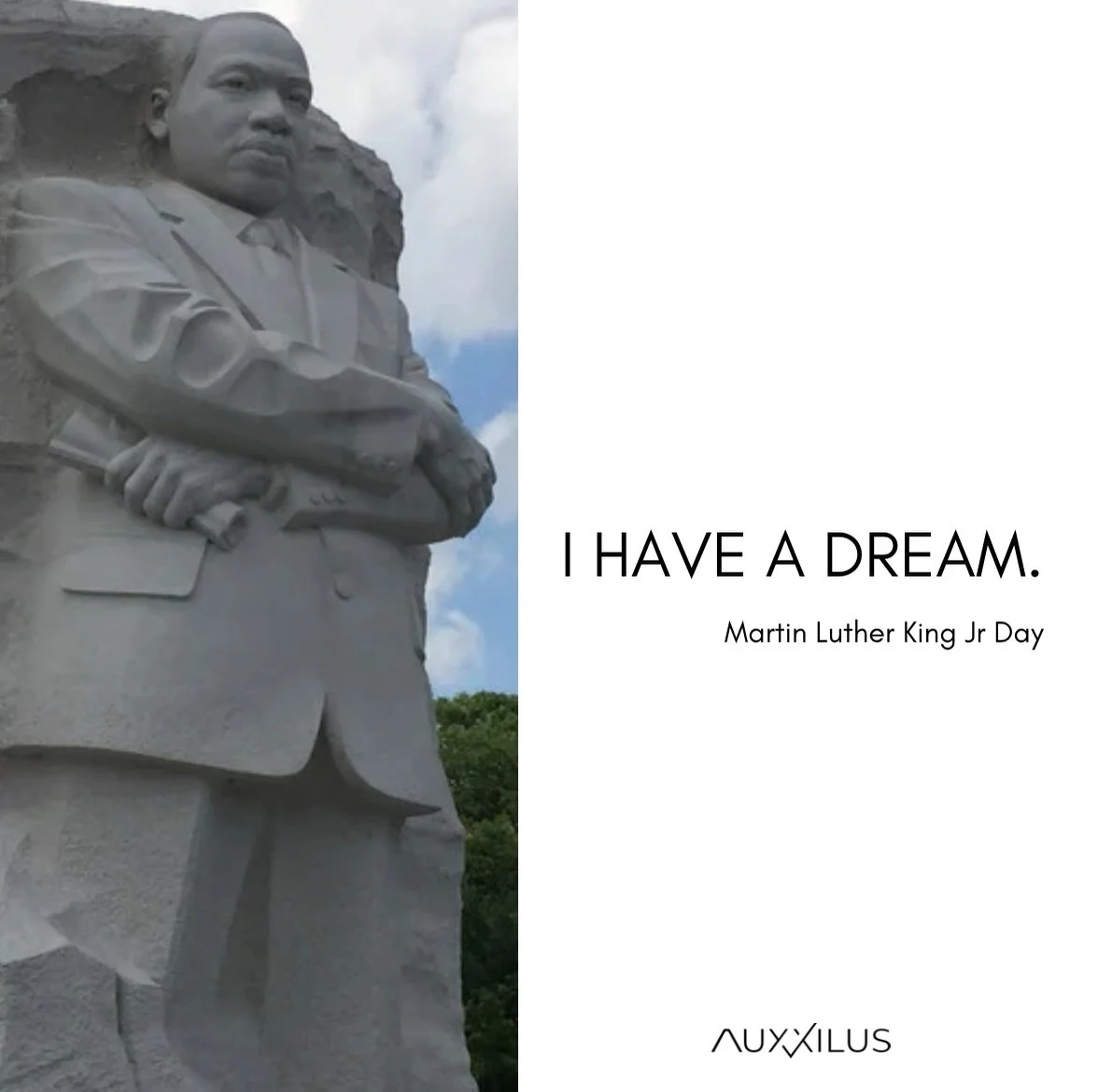 Today we honor the life and legacy of Dr. Martin Luther King Jr. May we continue to lead with love, speak with courage, and move closer to his dream of equality for all. ✨ #MLKDay #IHaveADream #Legacy