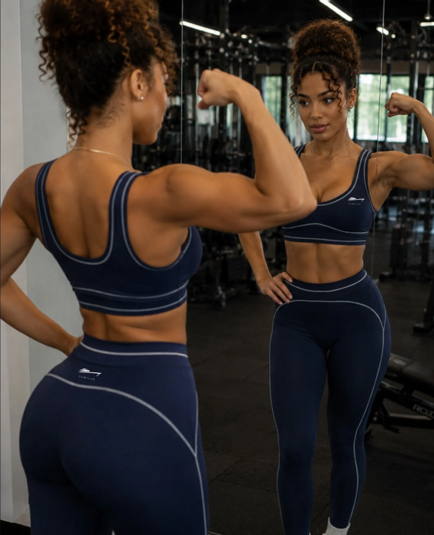 Performance meets confidence.

Crafted with premium sculpting fabric, a flattering contour fit, and all-day comfort&mdash;because your activewear should work as hard as you do.

The Auxxilus 2-Piece Yoga Set.

✨ Look strong. Feel stronger.

#Auxxilus