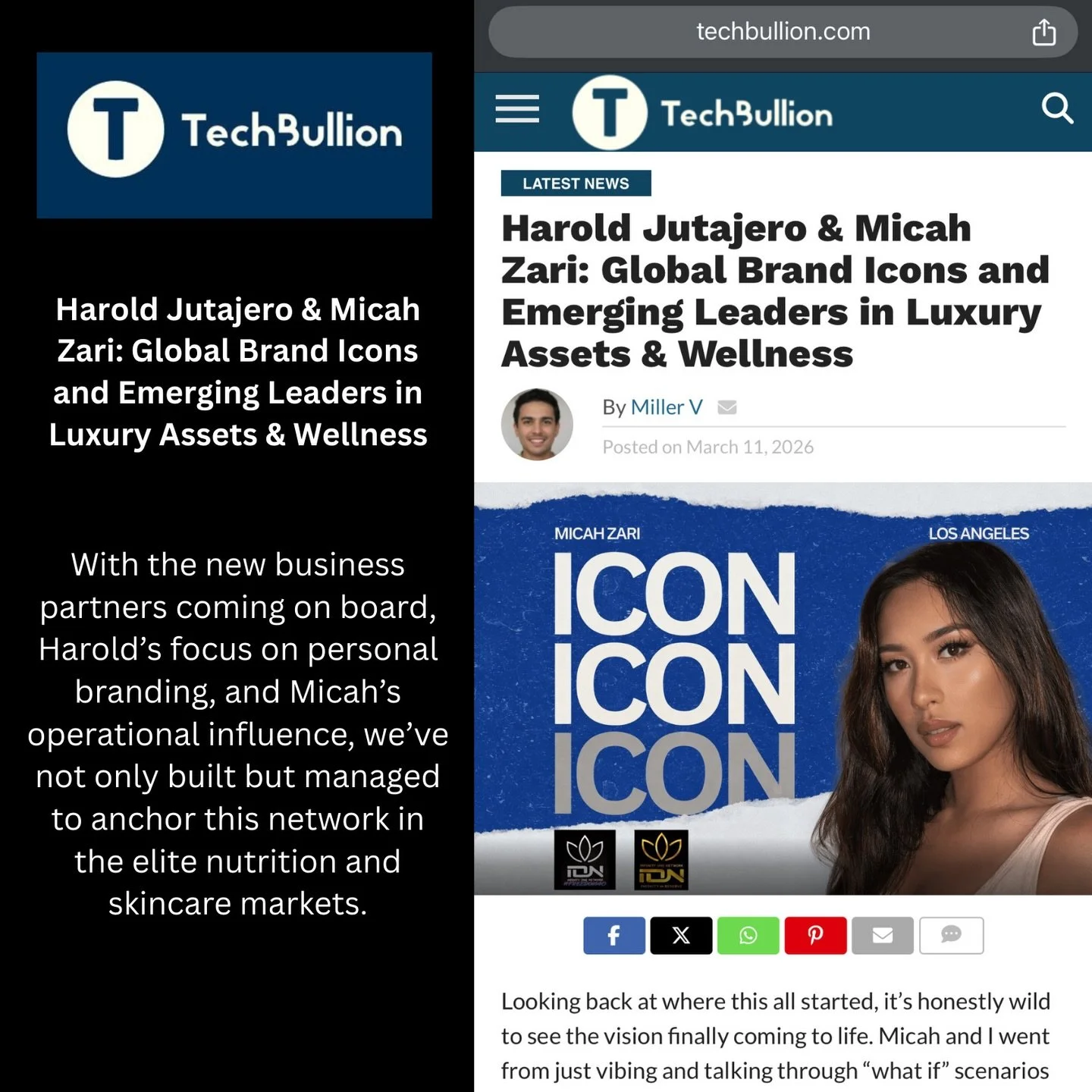 What if you could access physical gold, luxury skincare, and elite supplements &mdash; all below retail?

That&rsquo;s not a dream. That&rsquo;s ION. 🌿🏆

Harold &amp; I went from &ldquo;what if&rdquo; conversations to building a global movement.

N