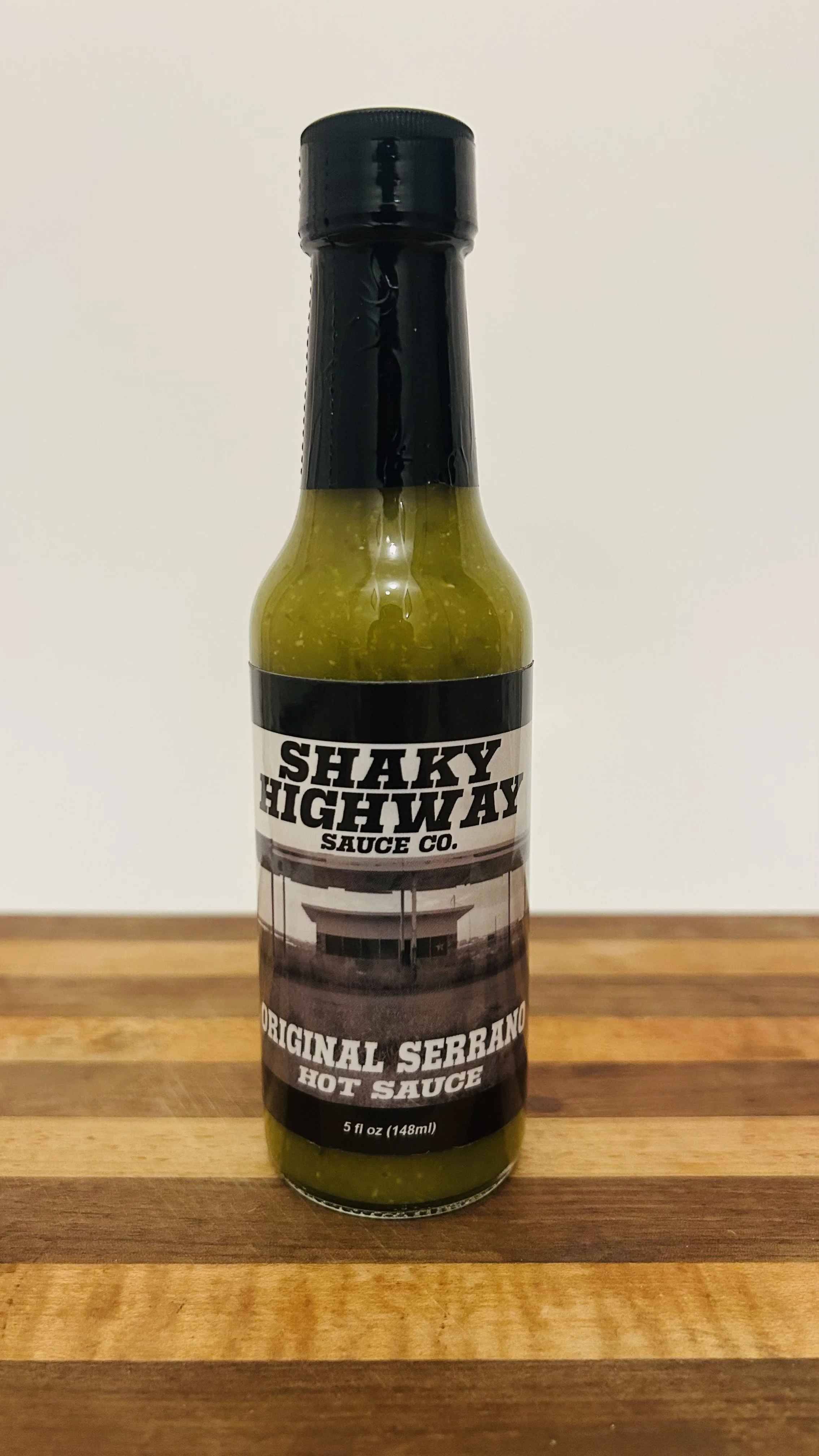 Shaky Highway Original Serrano Hot Sauce