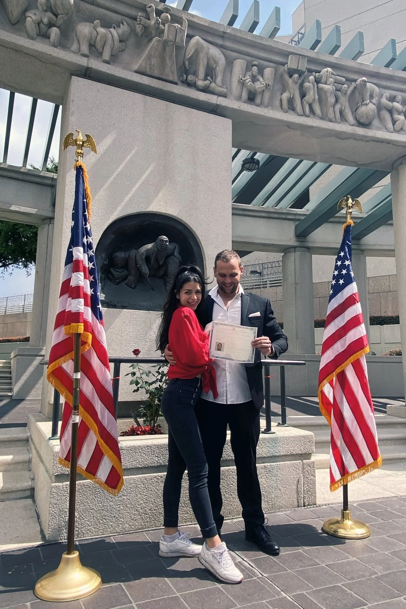 Becoming a United States citizen, 2021.