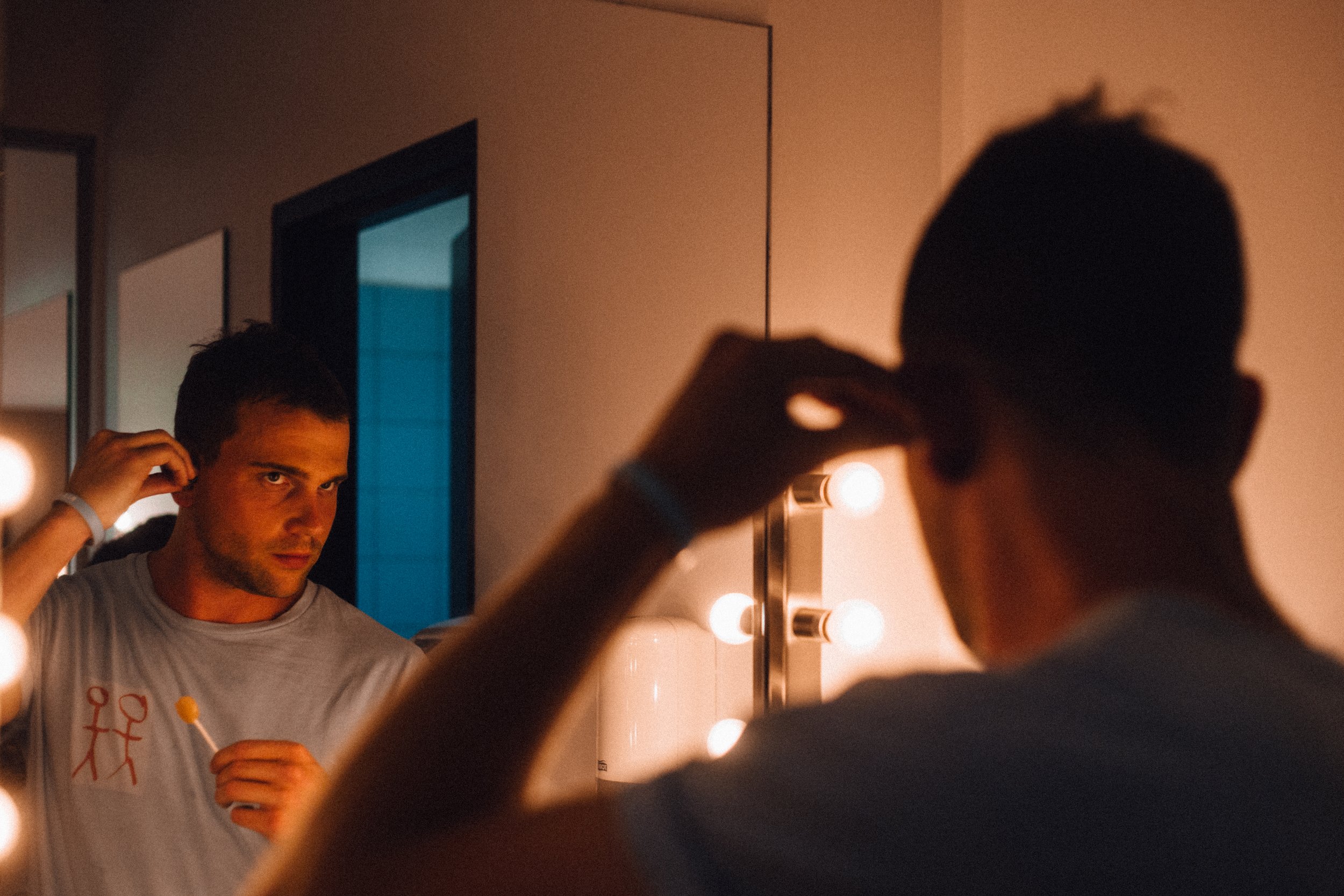 Backstage at Rod Laver Arena, 2016.